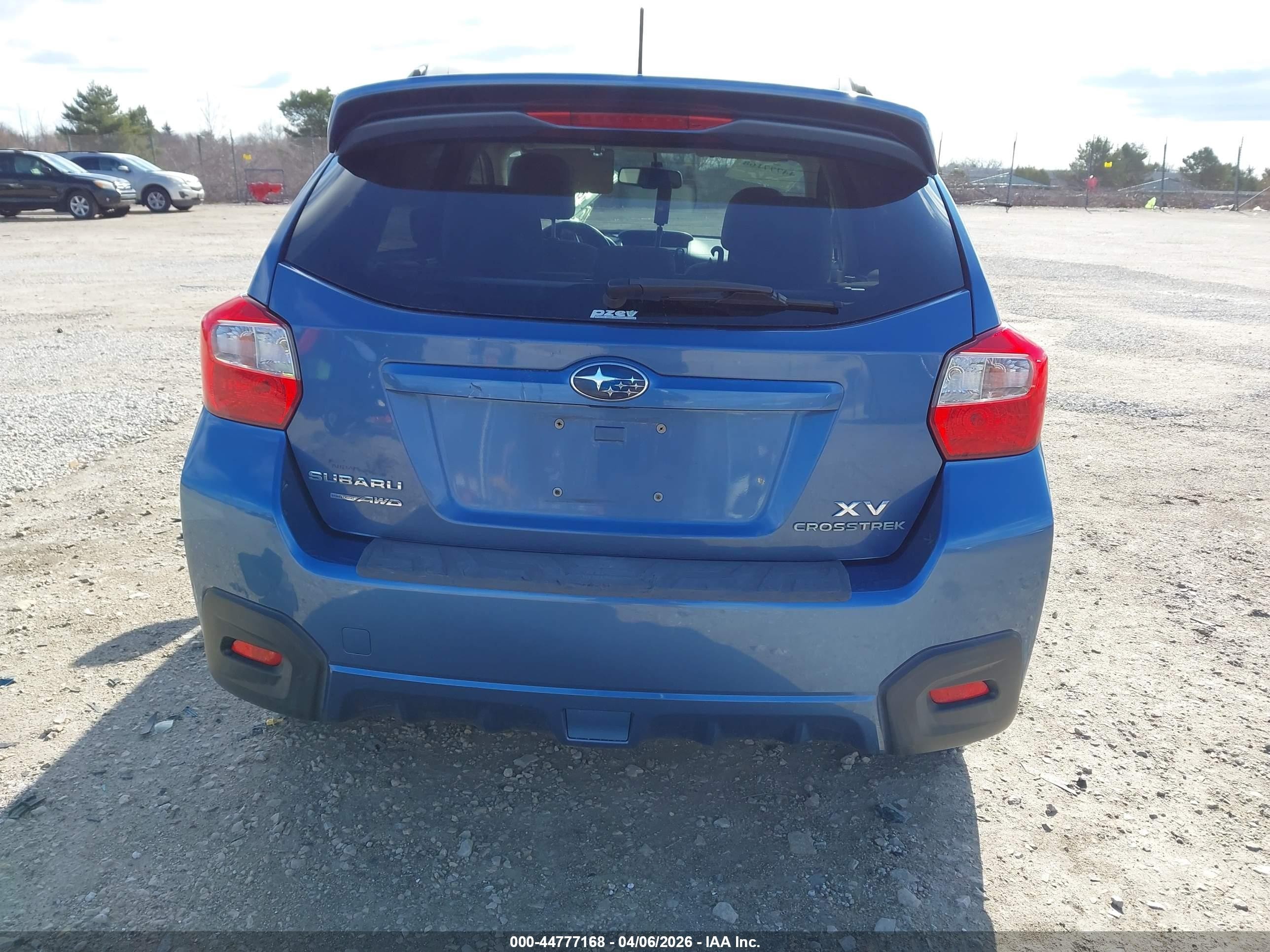 2014 Subaru Xv Crosstrek 2.0i Premium Синий vin: JF2GPACC9E8215439