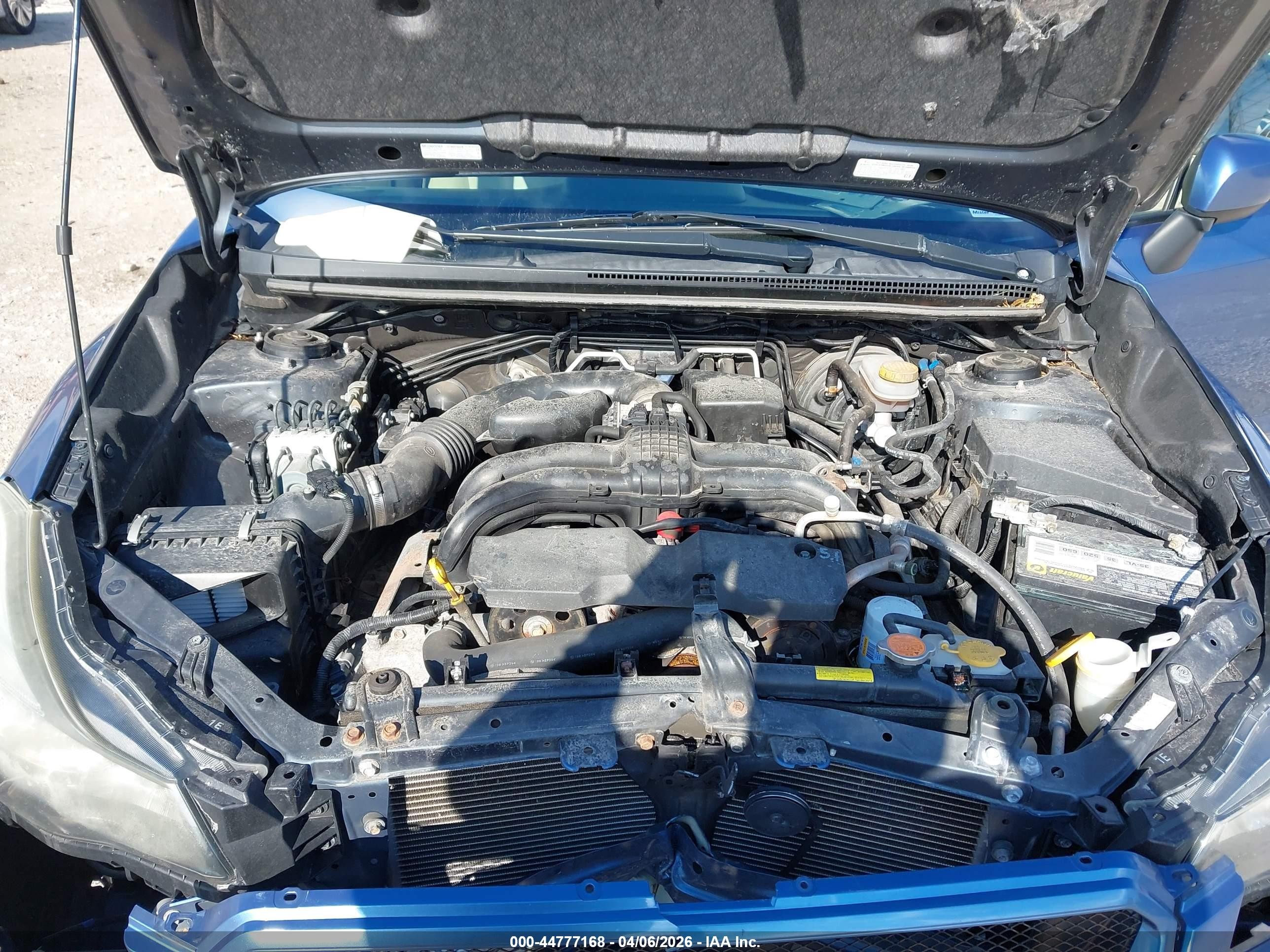 2014 Subaru Xv Crosstrek 2.0i Premium Синий vin: JF2GPACC9E8215439