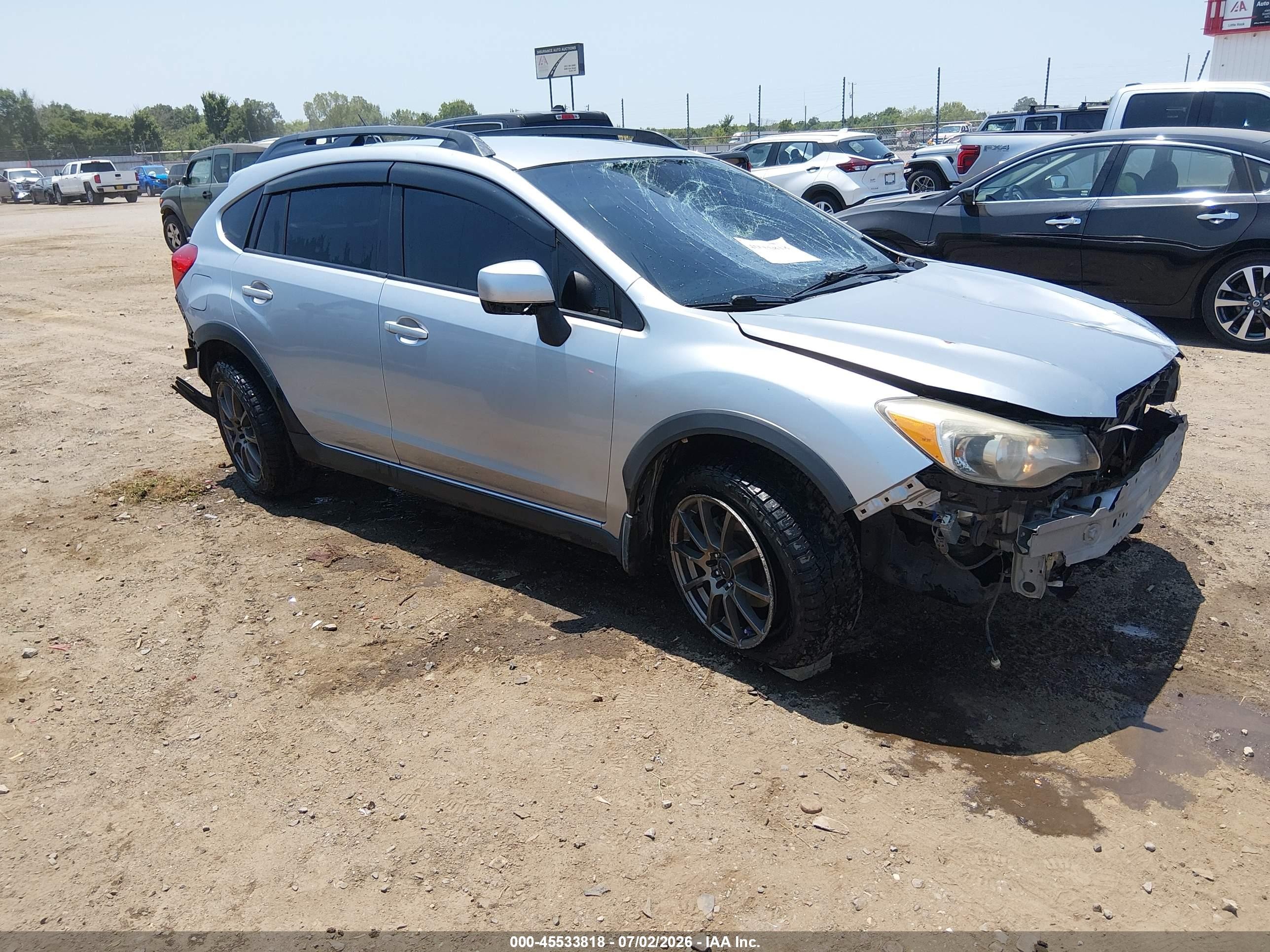 2014 Subaru Xv Crosstrek 2.0i Premium Silver vin: JF2GPACC9E8249607