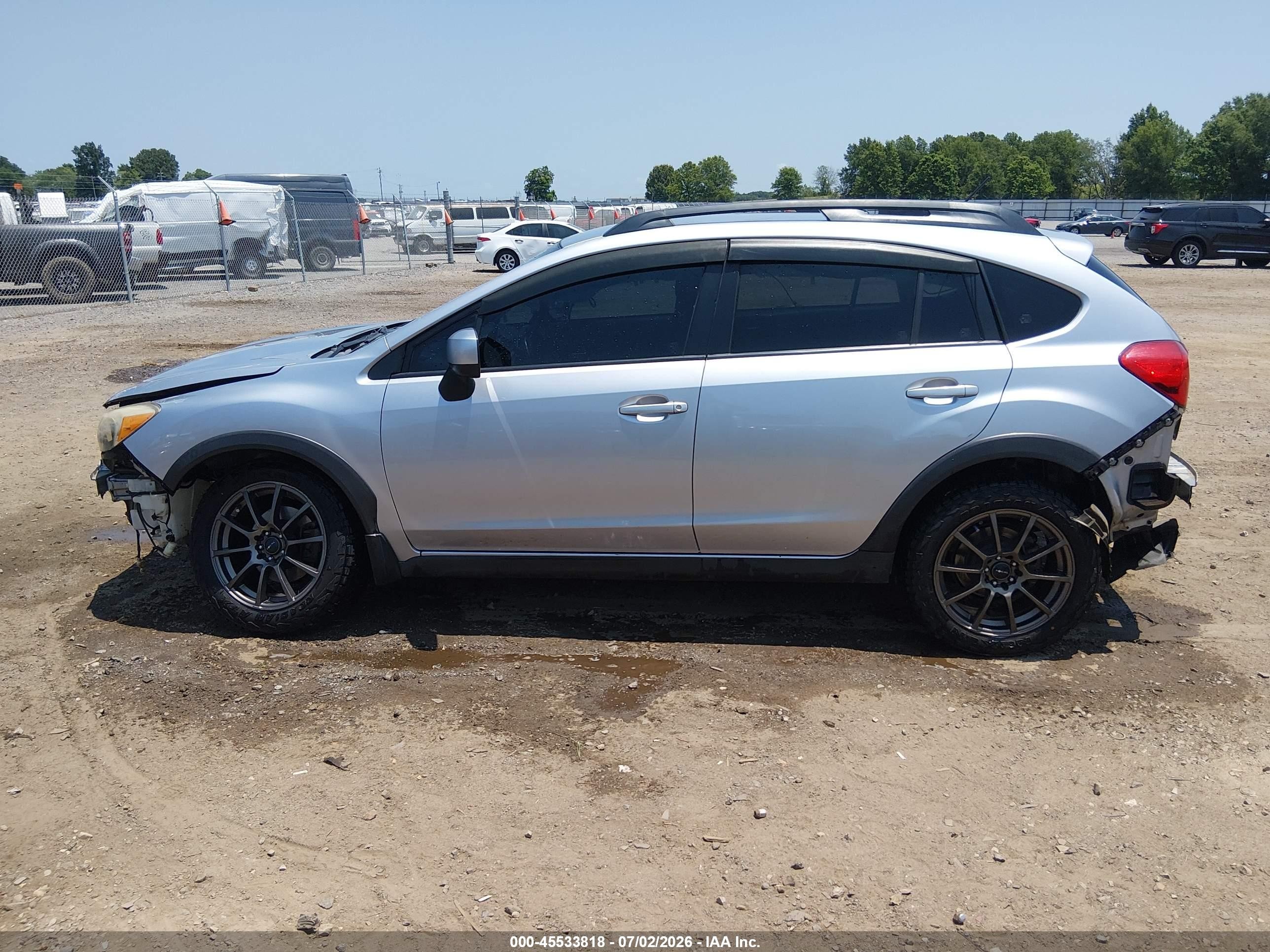 2014 Subaru Xv Crosstrek 2.0i Premium Silver vin: JF2GPACC9E8249607