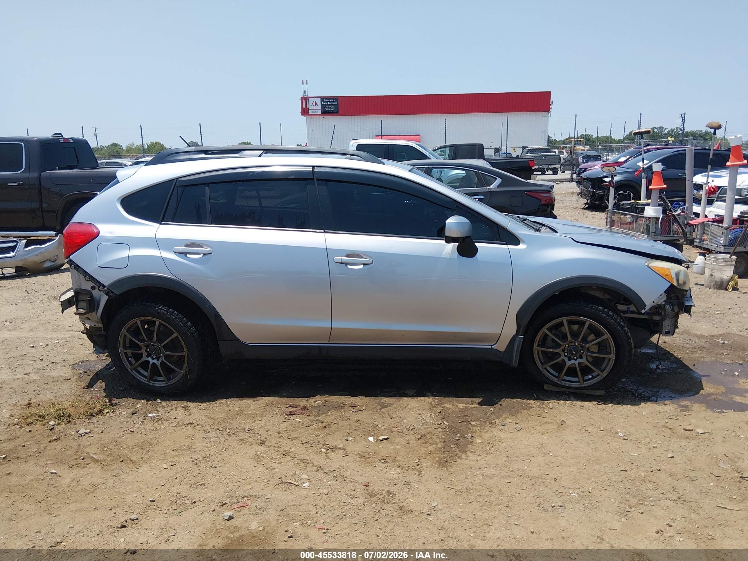 2014 Subaru Xv Crosstrek 2.0i Premium Silver vin: JF2GPACC9E8249607