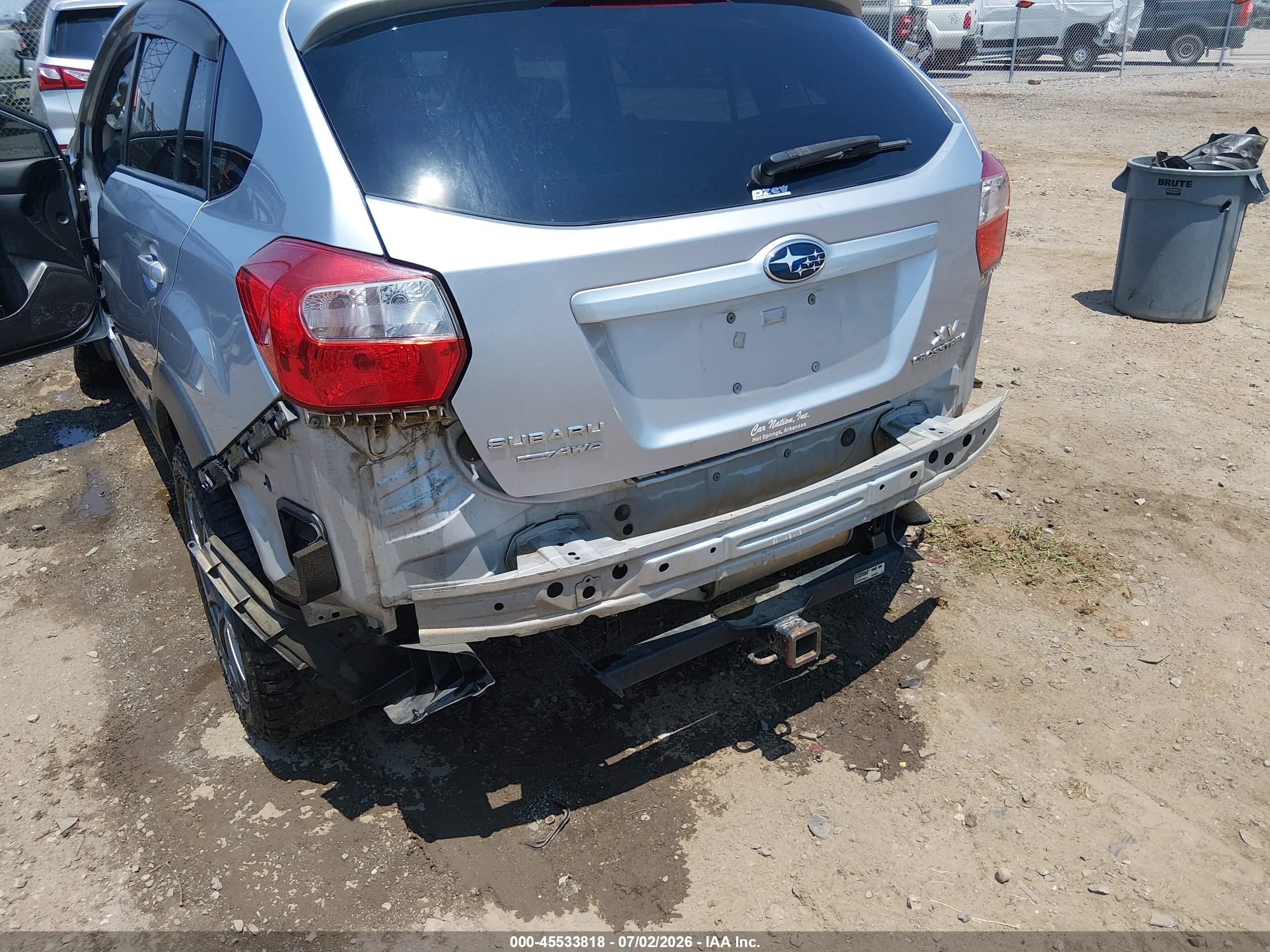 2014 Subaru Xv Crosstrek 2.0i Premium Silver vin: JF2GPACC9E8249607