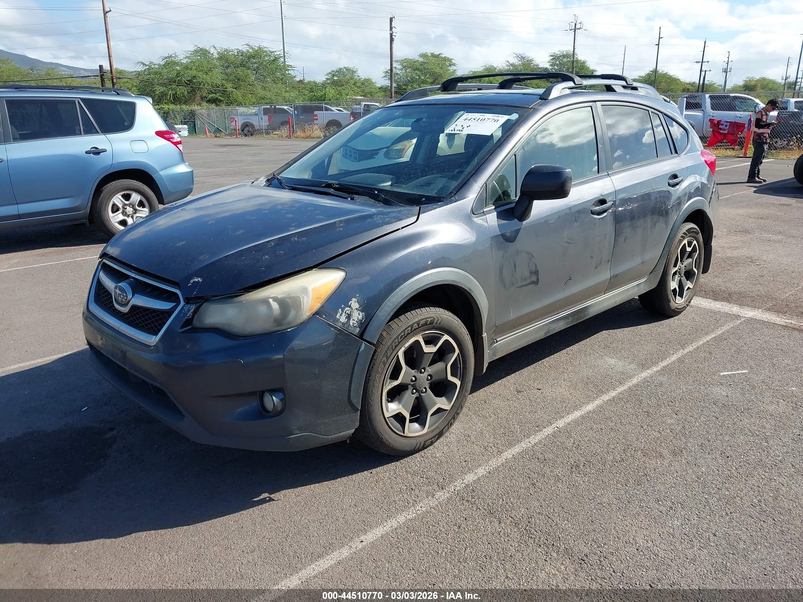 2014 Subaru Xv Crosstrek 2.0i Premium Blue vin: JF2GPACC9E8264091