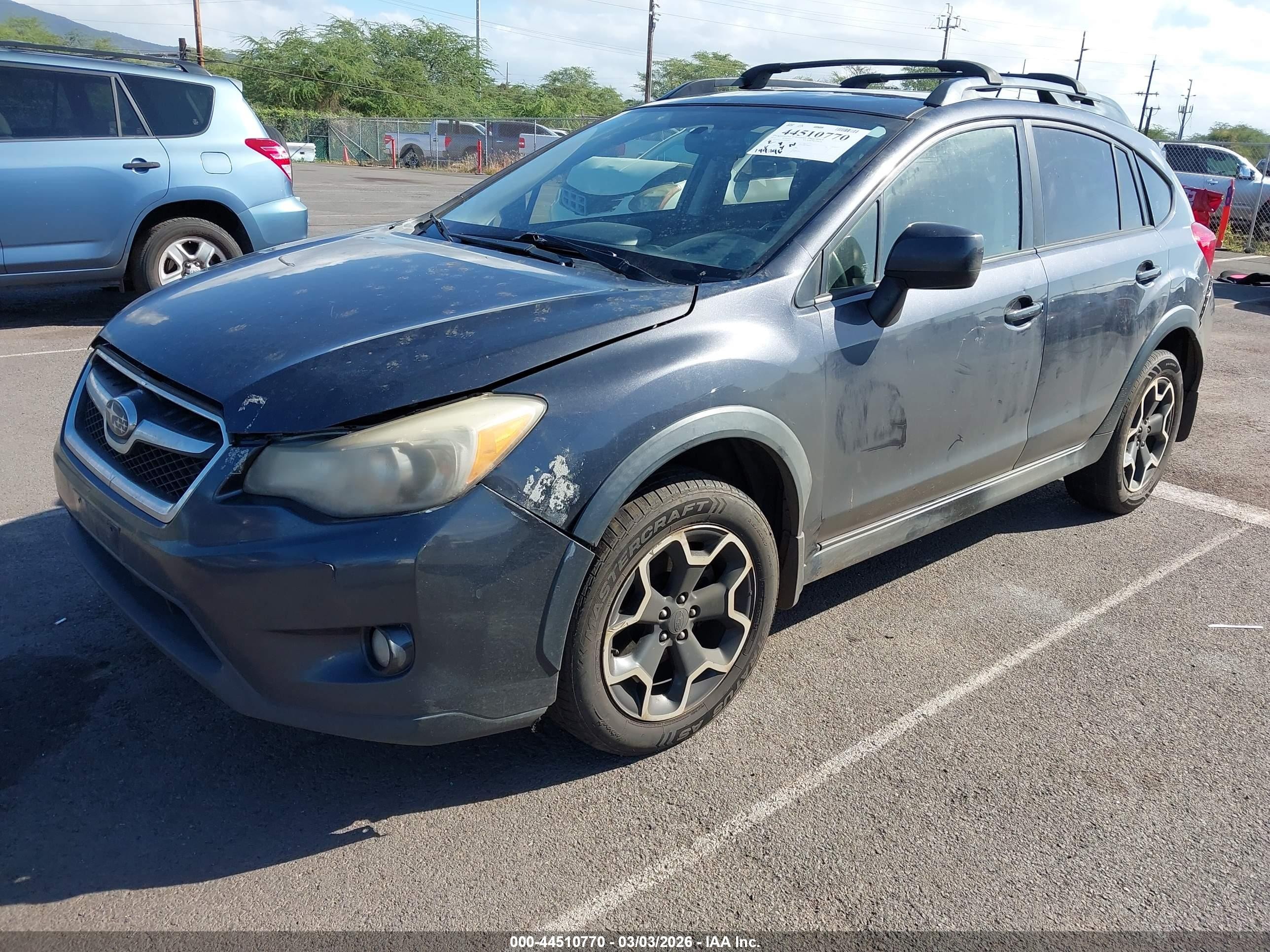 2014 Subaru Xv Crosstrek 2.0i Premium Blue vin: JF2GPACC9E8264091
