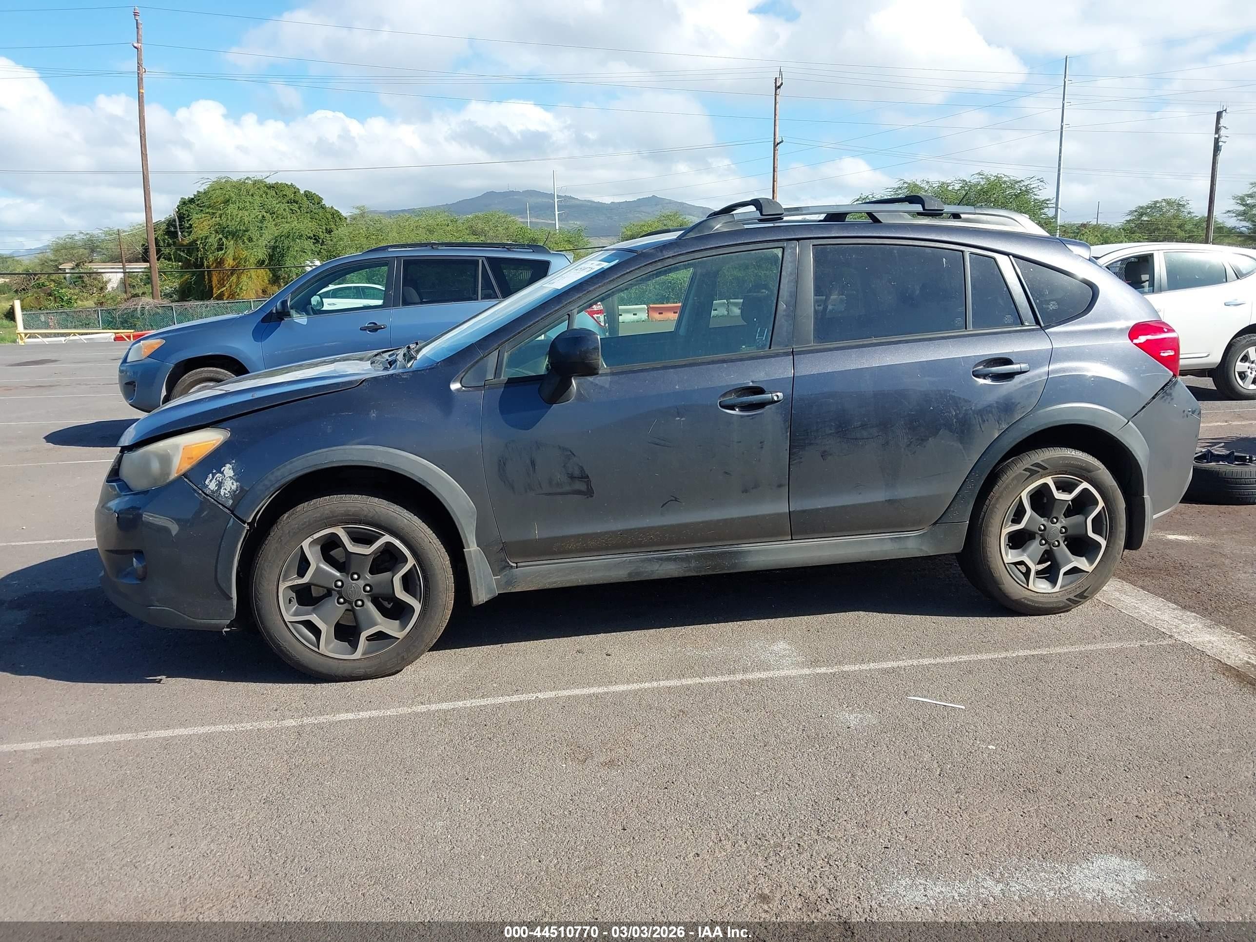 2014 Subaru Xv Crosstrek 2.0i Premium Blue vin: JF2GPACC9E8264091