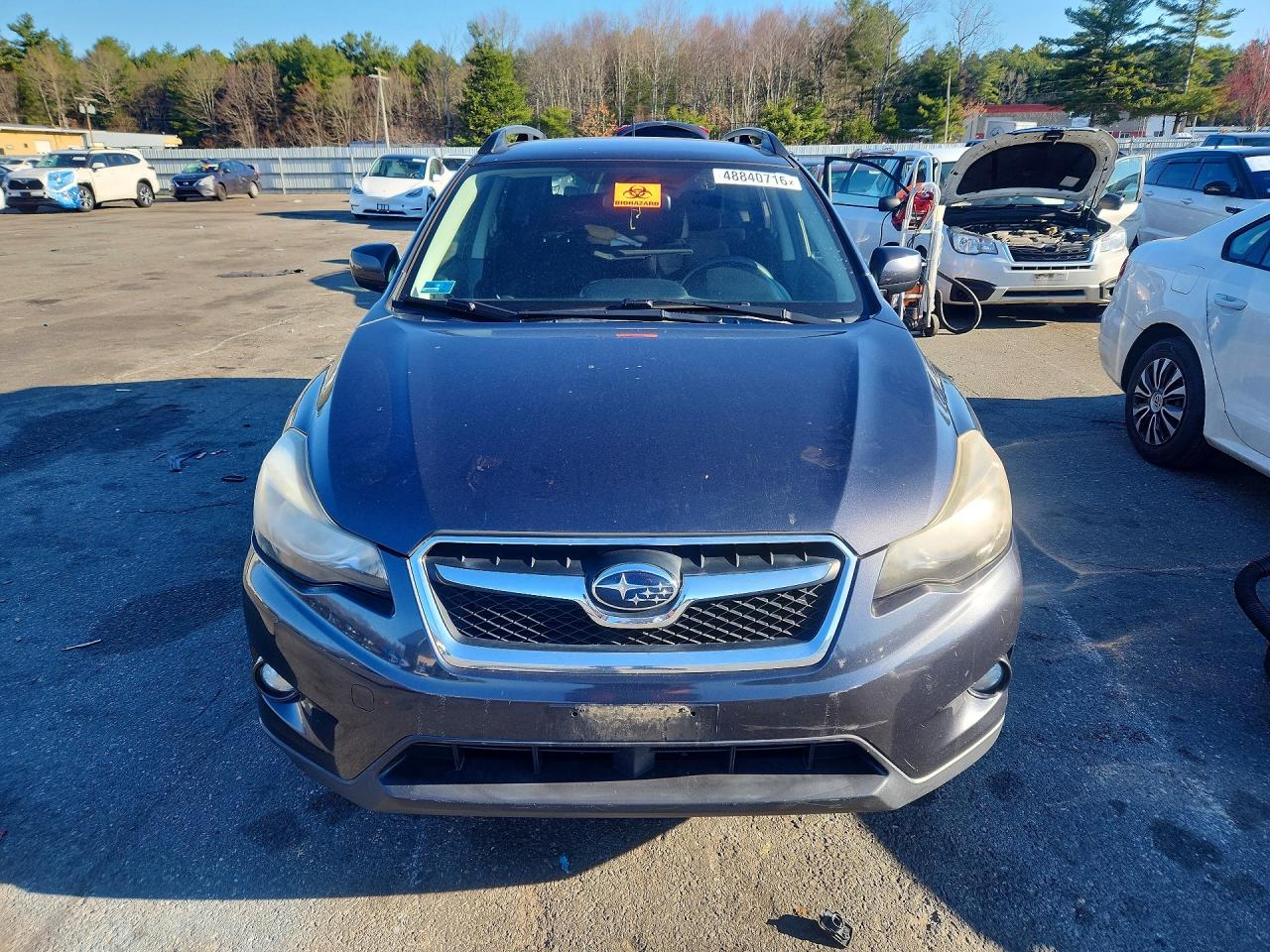 2014 Subaru Xv Crosstrek 2.0 Premium Gray vin: JF2GPACC9E8299133