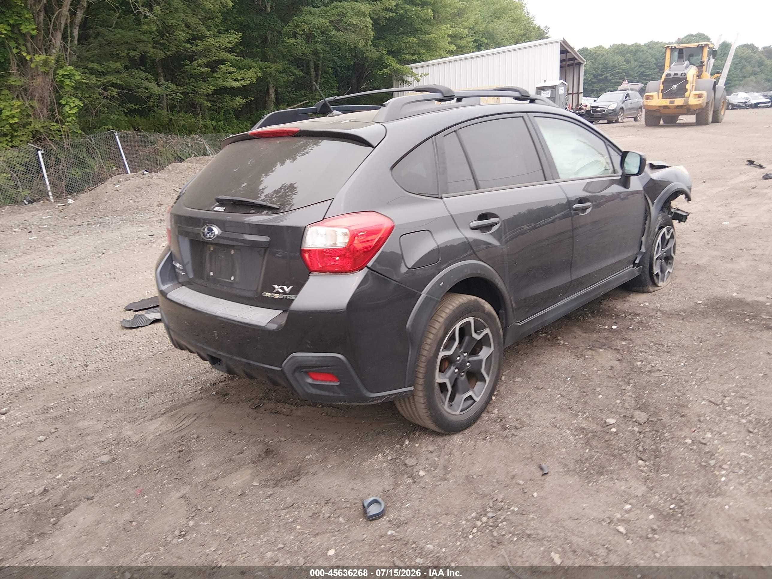 2014 Subaru Xv Crosstrek 2.0i Premium Gray vin: JF2GPACC9E8299973