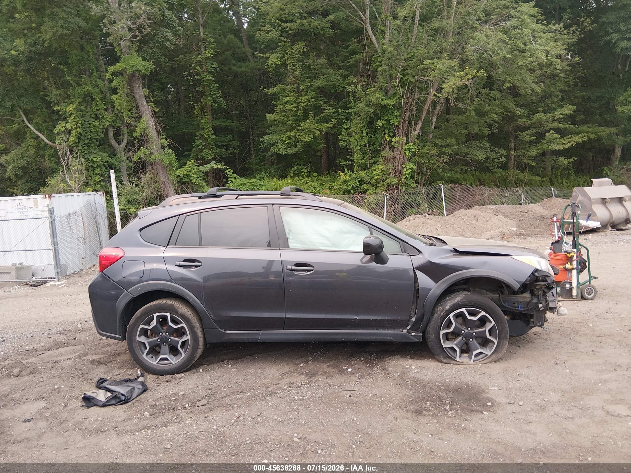 2014 Subaru Xv Crosstrek 2.0i Premium Gray vin: JF2GPACC9E8299973