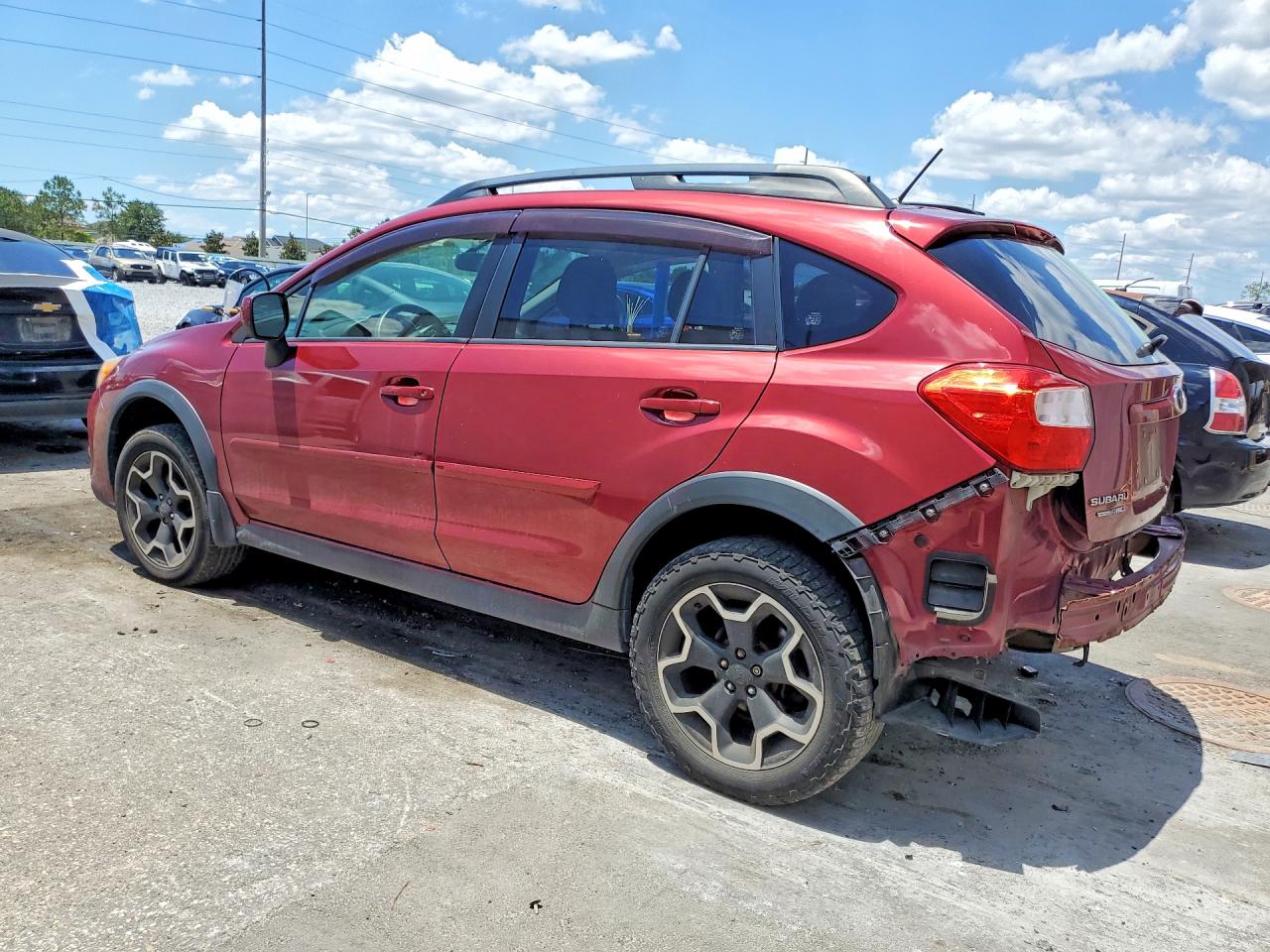 2014 Subaru Xv Crosstrek 2.0 Premium Burgundy vin: JF2GPACC9E8309479