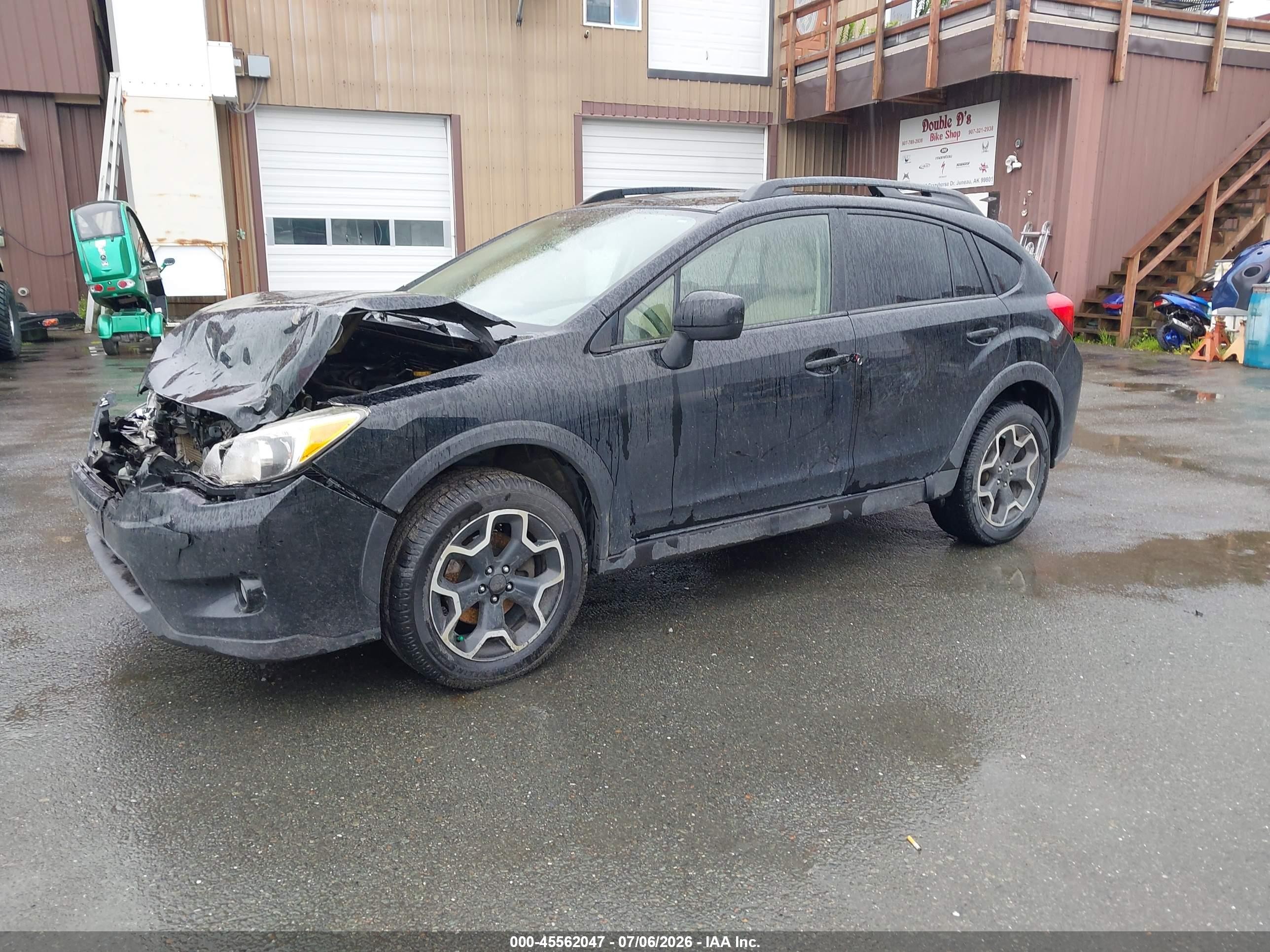 2014 Subaru Xv Crosstrek 2.0i Premium Black vin: JF2GPACC9E8314780
