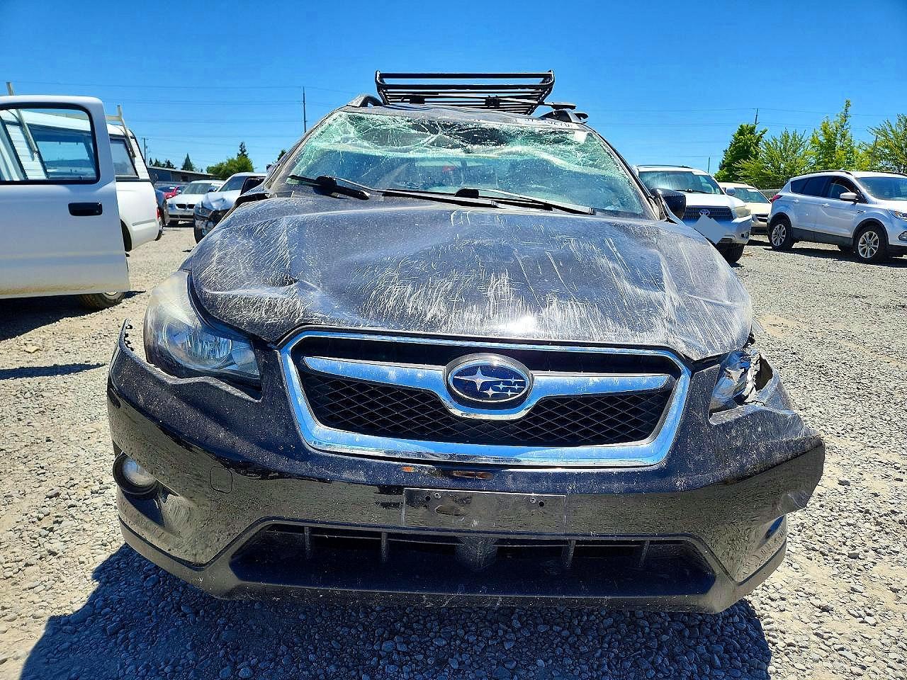 2014 Subaru Xv Crosstrek 2.0 Premium Black vin: JF2GPACC9EH335371