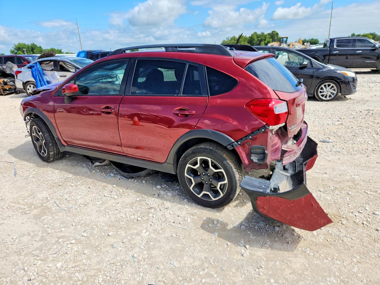 2015 Subaru Xv Crosstrek 2.0 Premium Red vin: JF2GPACC9F8244795