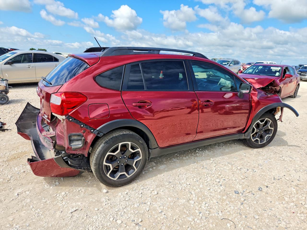 2015 Subaru Xv Crosstrek 2.0 Premium Red vin: JF2GPACC9F8244795