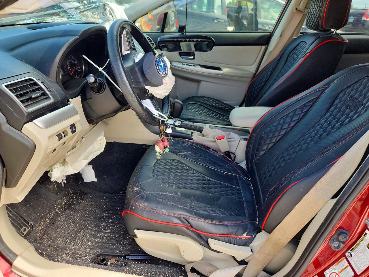 2015 Subaru Xv Crosstrek 2.0 Premium Red vin: JF2GPACC9F8244795