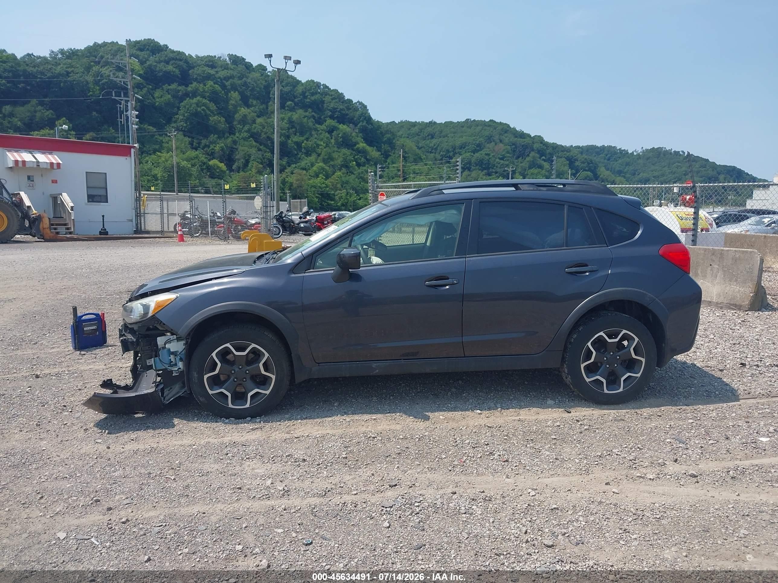 2015 Subaru Xv Crosstrek 2.0i Premium Gray vin: JF2GPACC9F8269308
