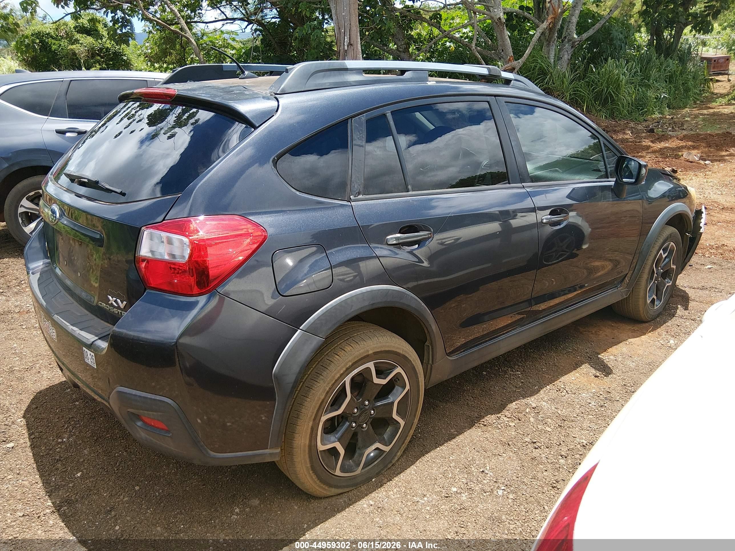 2015 Subaru Xv Crosstrek 2.0 Premium Gray vin: JF2GPACC9F8295567