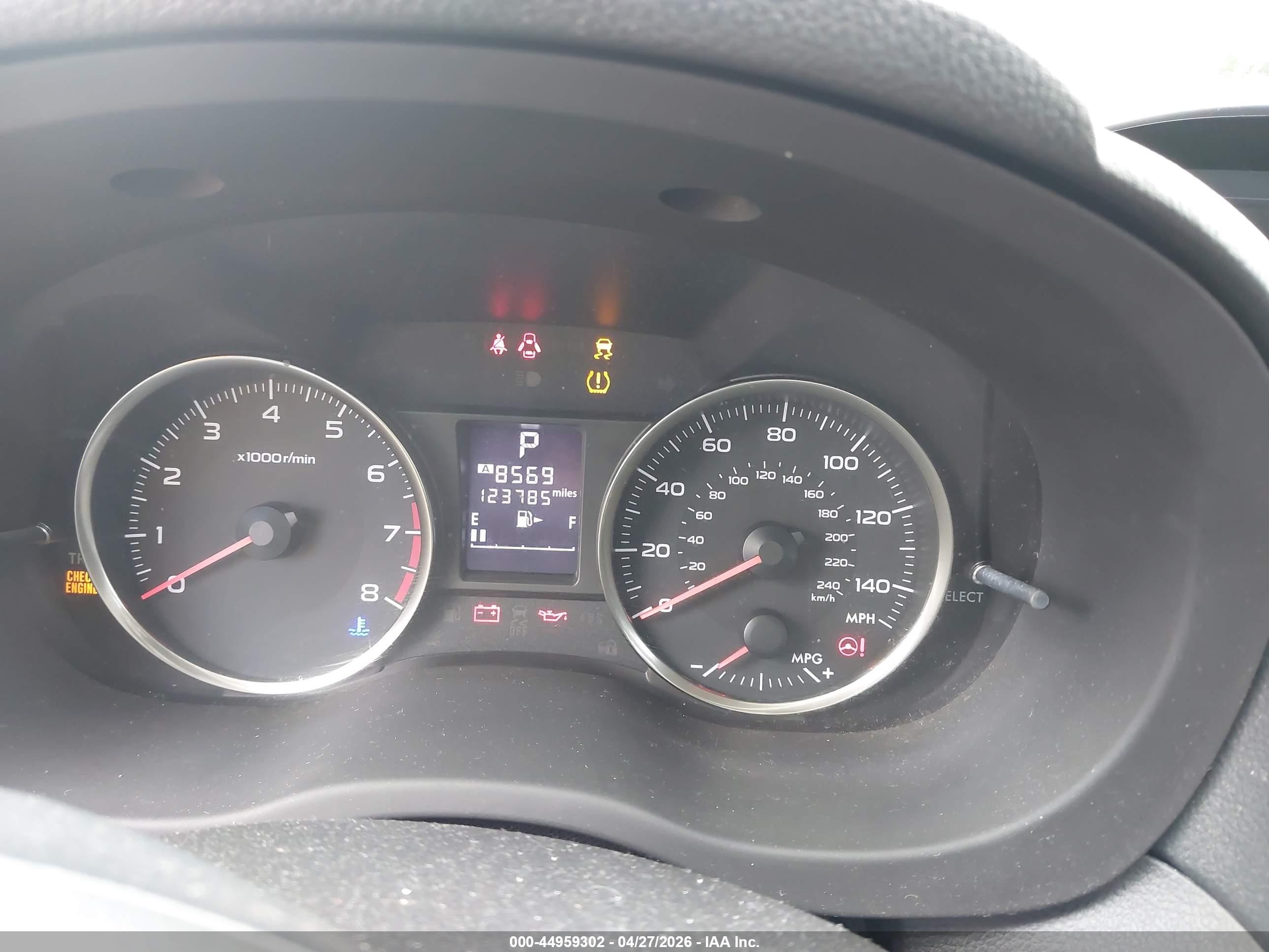 2015 Subaru Xv Crosstrek 2.0 Premium Gray vin: JF2GPACC9F8295567