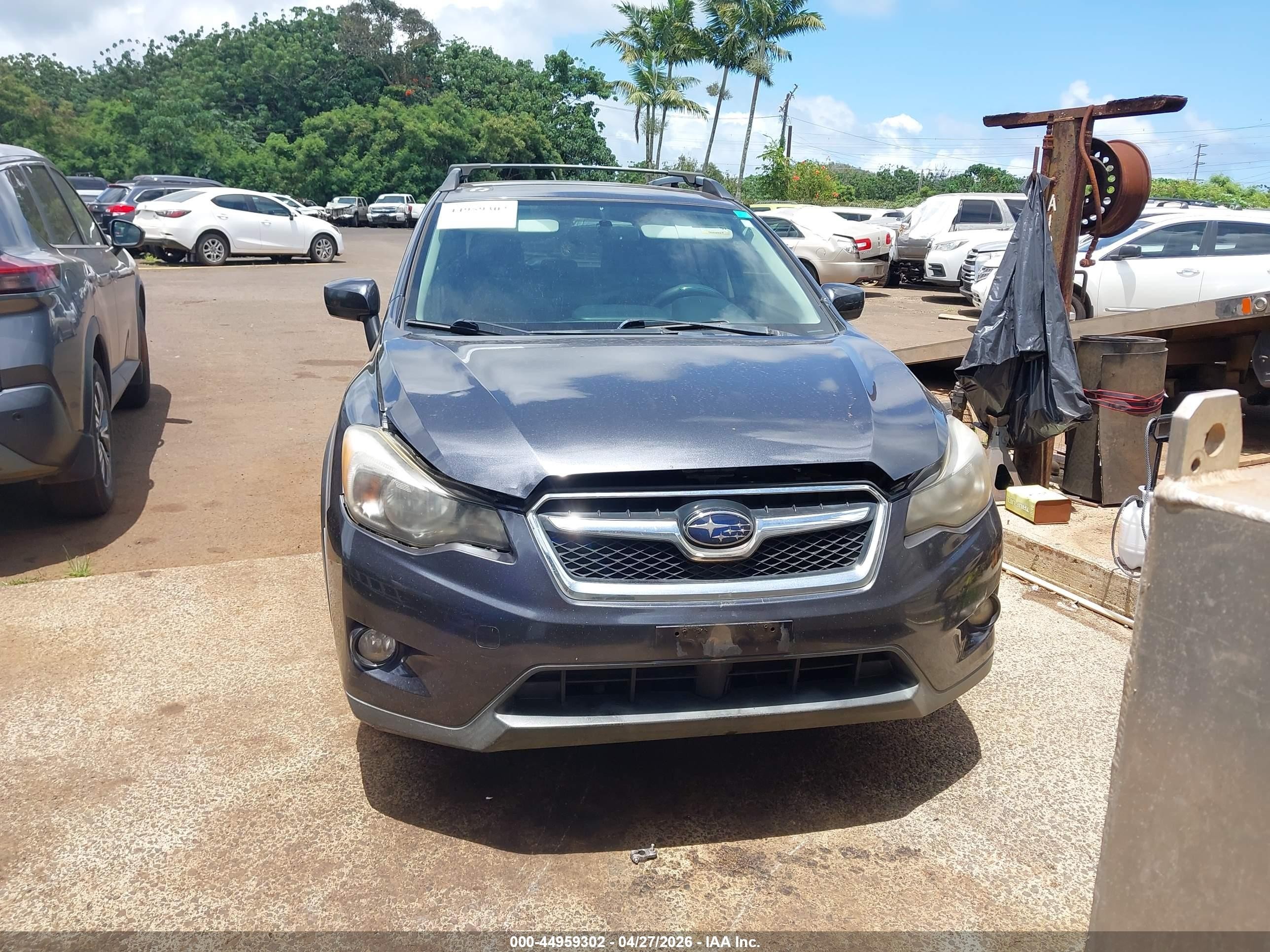 2015 Subaru Xv Crosstrek 2.0 Premium Gray vin: JF2GPACC9F8295567
