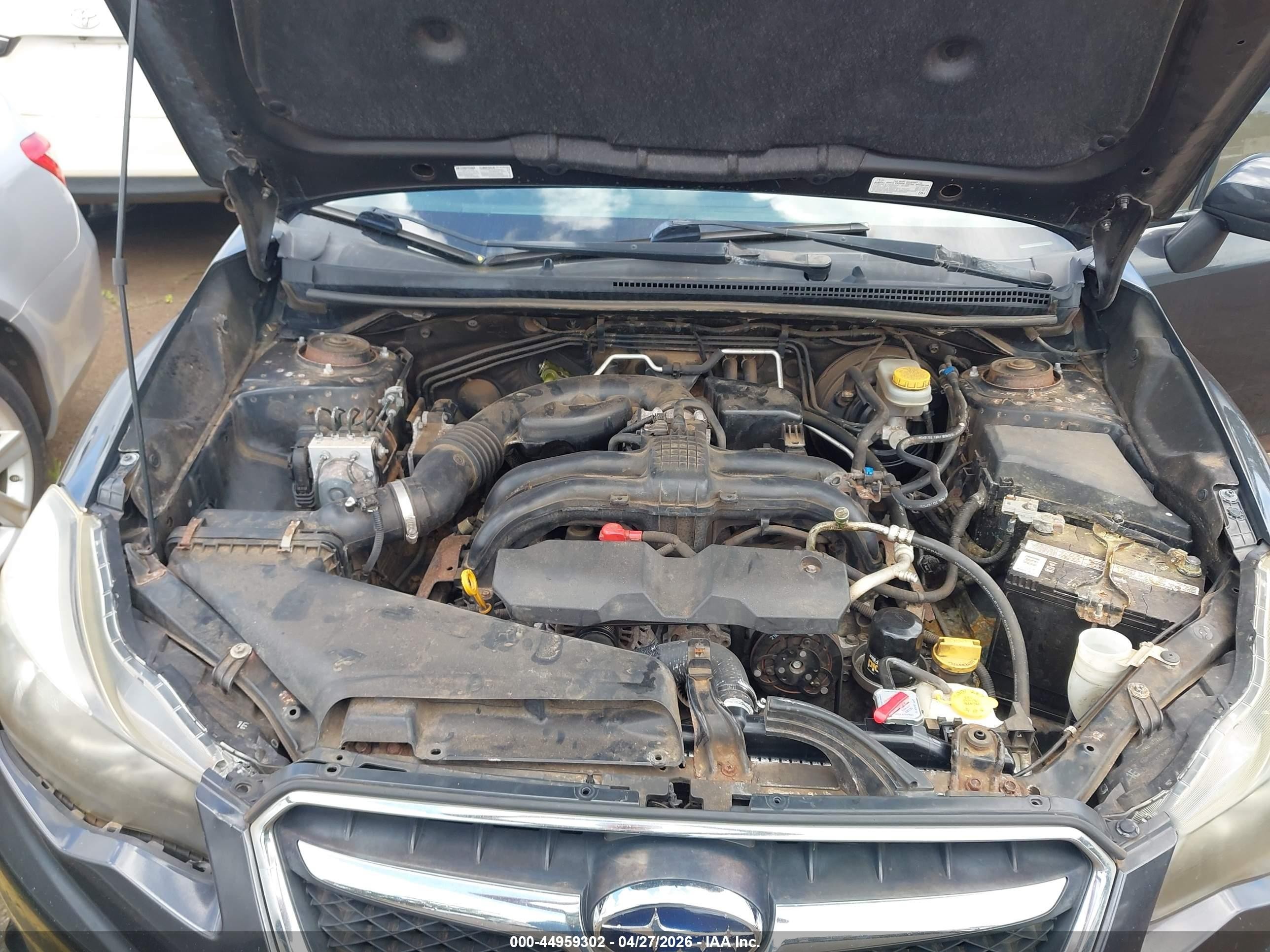 2015 Subaru Xv Crosstrek 2.0 Premium Gray vin: JF2GPACC9F8295567