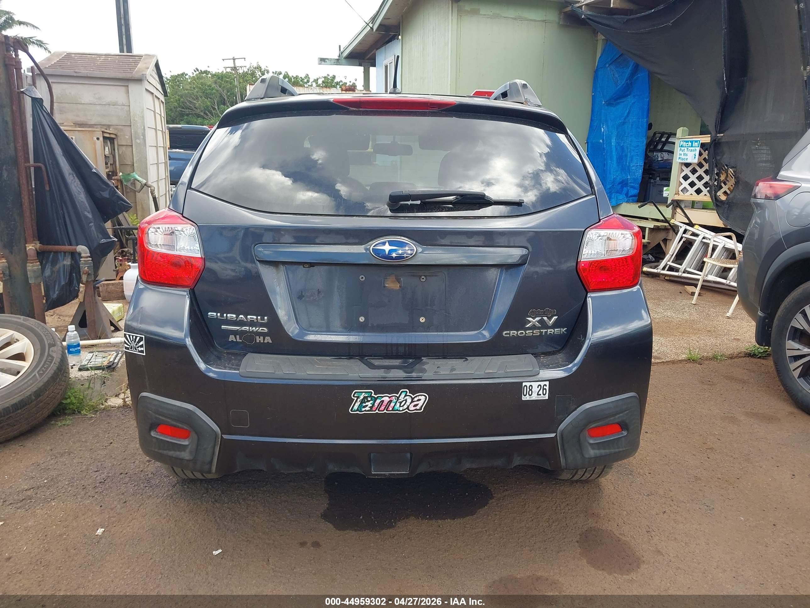 2015 Subaru Xv Crosstrek 2.0 Premium Gray vin: JF2GPACC9F8295567