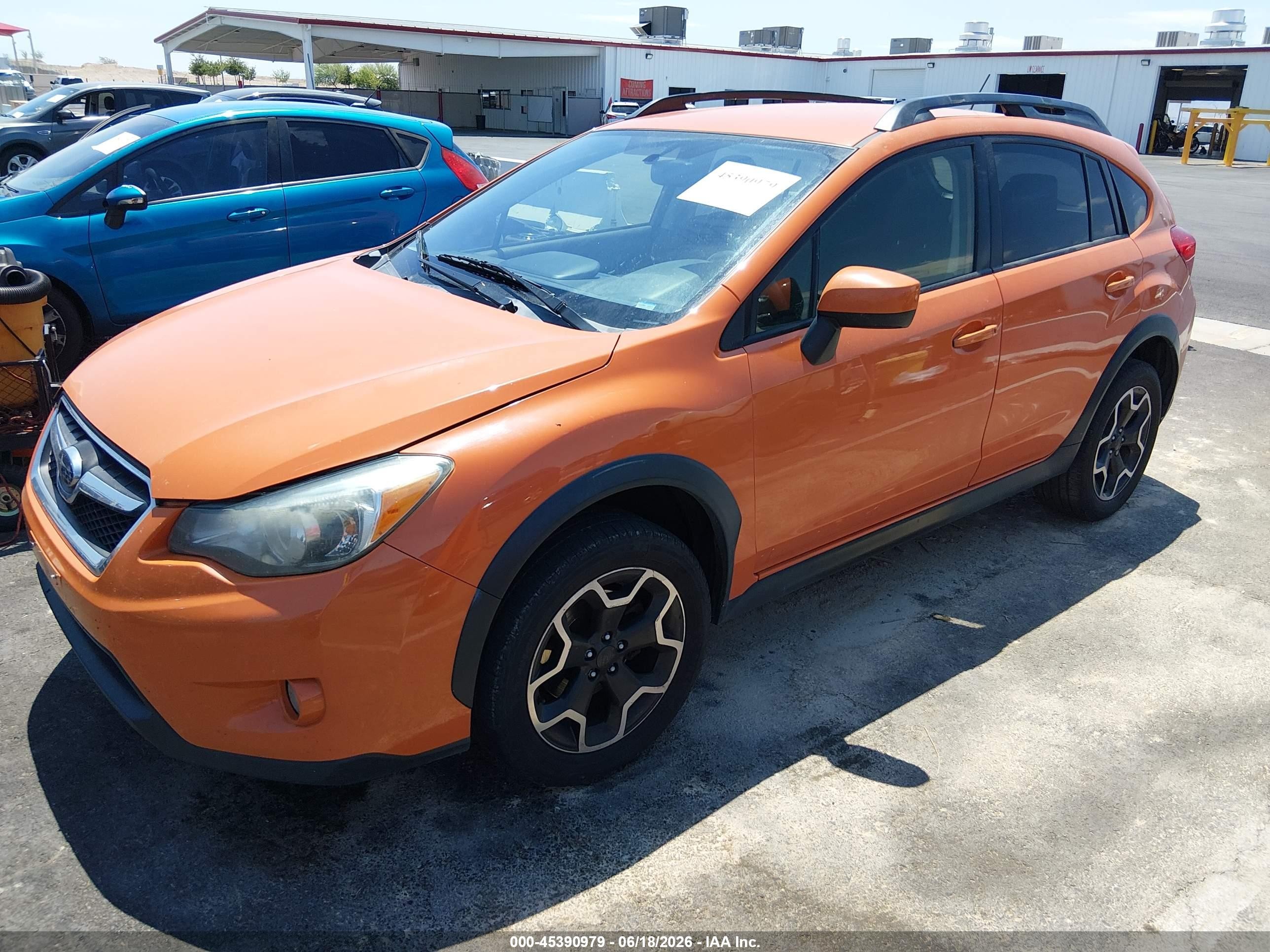 2015 Subaru Xv Crosstrek 2.0i Premium Orange vin: JF2GPACC9FH328258