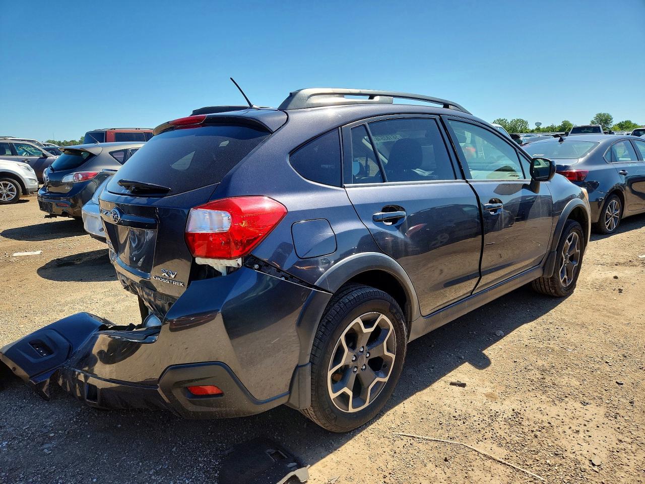 2013 Subaru Xv Crosstrek 2.0 Premium Gray vin: JF2GPACCXD1216834