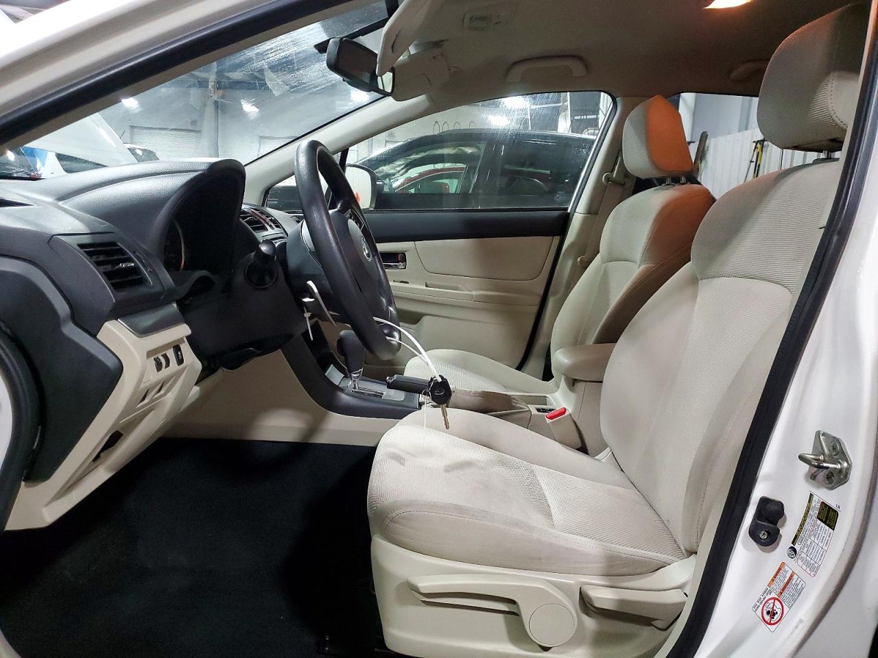 2013 Subaru Xv Crosstrek 2.0 Premium White vin: JF2GPACCXD2214706
