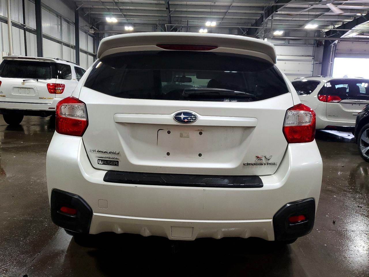 2013 Subaru Xv Crosstrek 2.0 Premium White vin: JF2GPACCXD2214706