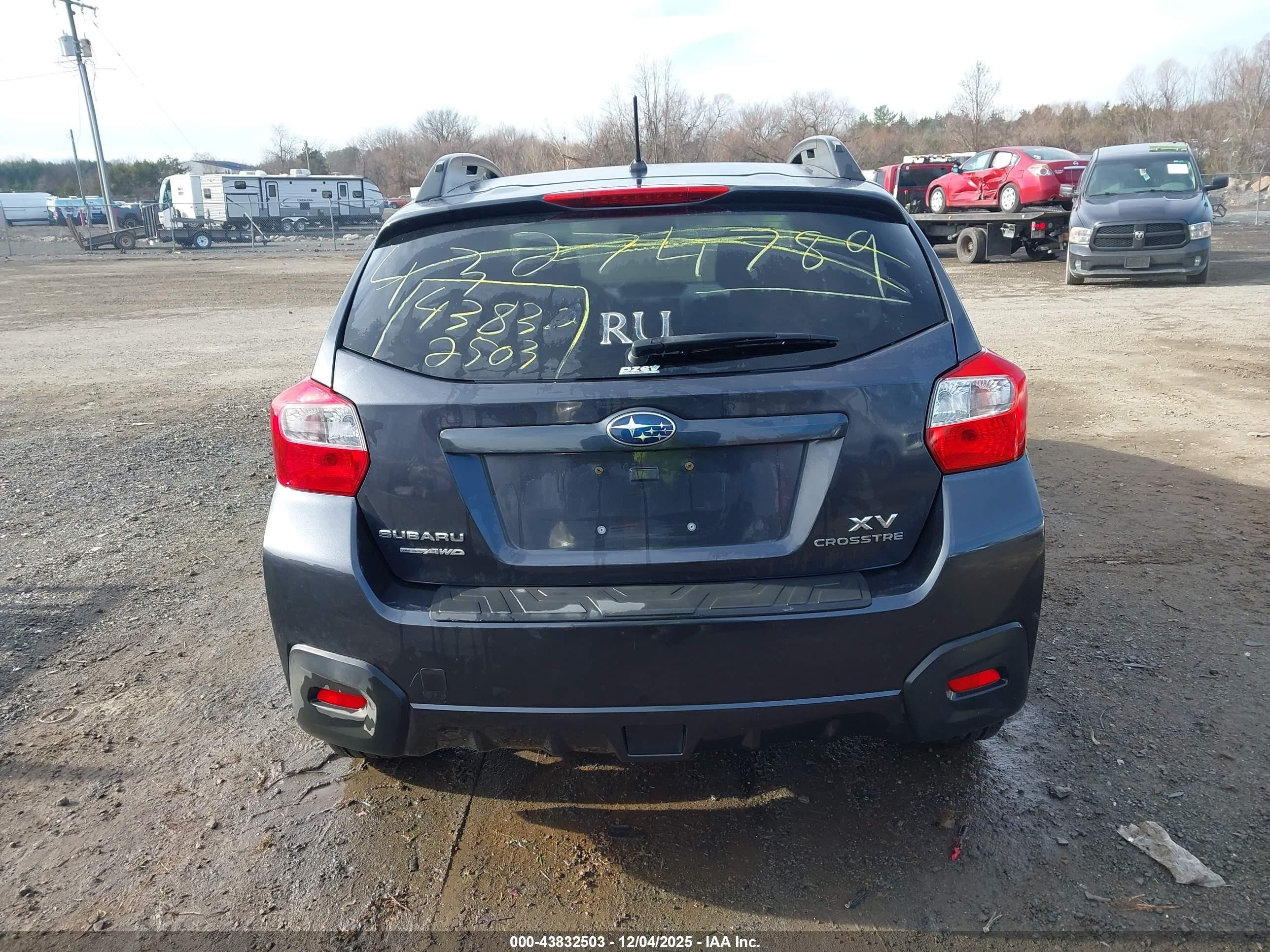 2013 Subaru Xv Crosstrek 2.0i Premium Black vin: JF2GPACCXD2817686