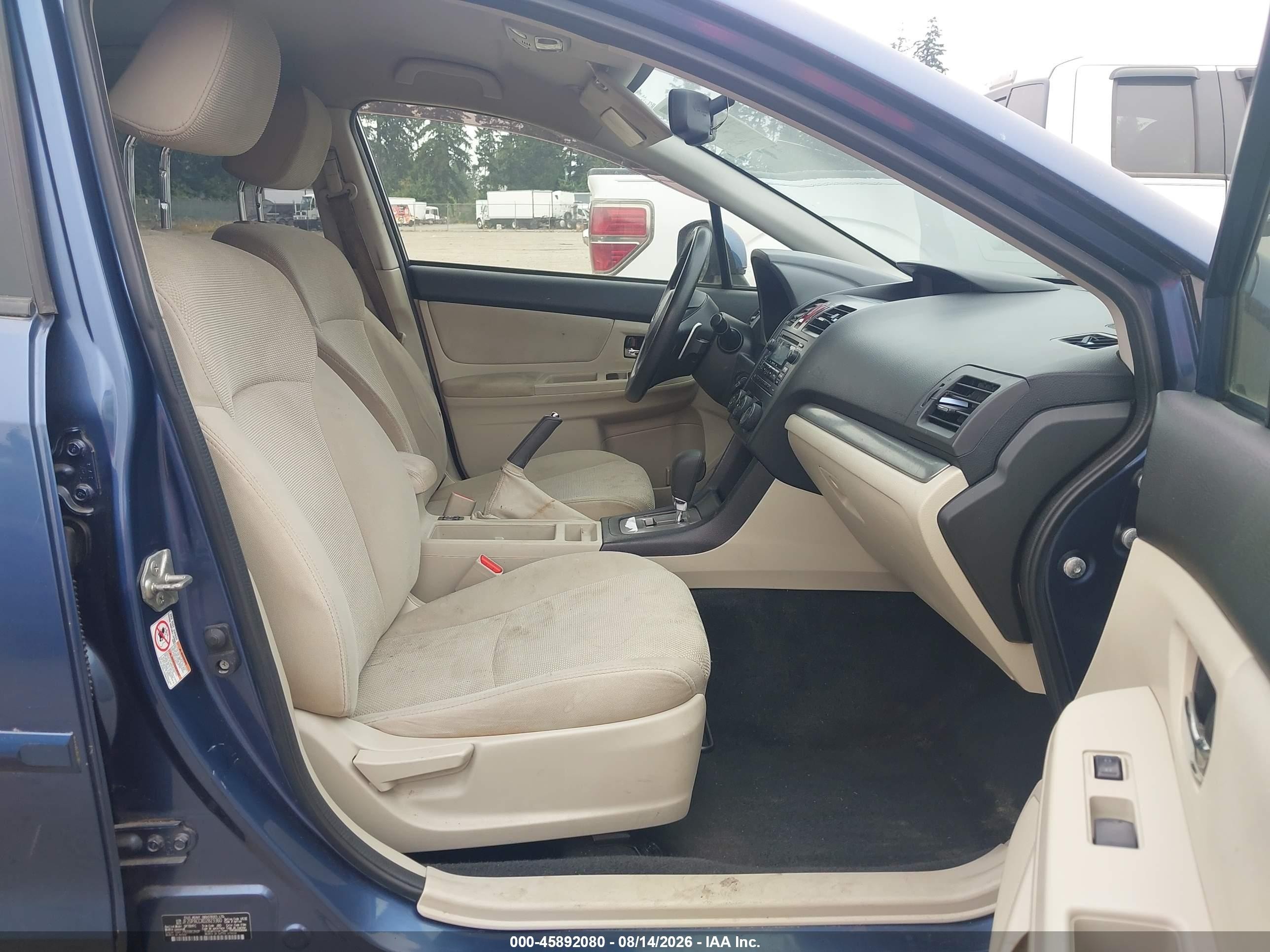 2013 Subaru Xv Crosstrek 2.0i Premium Blue vin: JF2GPACCXD2823360