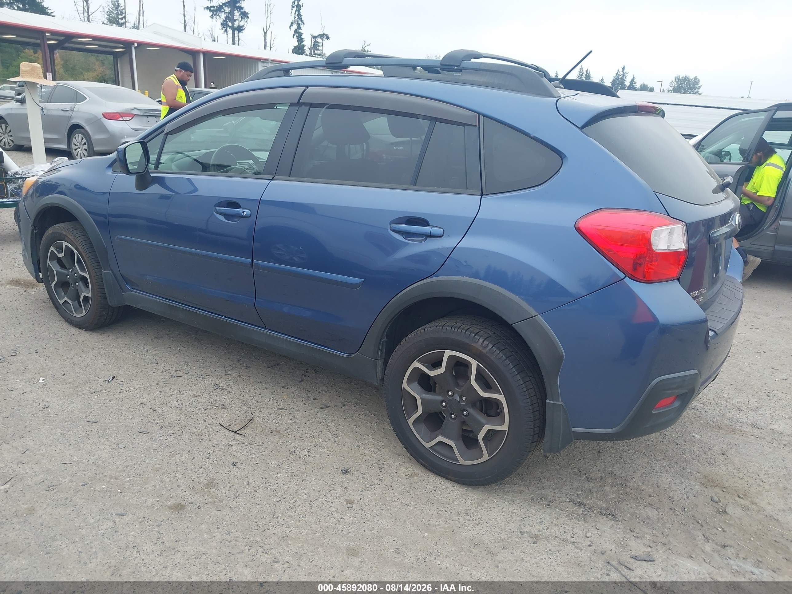 2013 Subaru Xv Crosstrek 2.0i Premium Blue vin: JF2GPACCXD2823360
