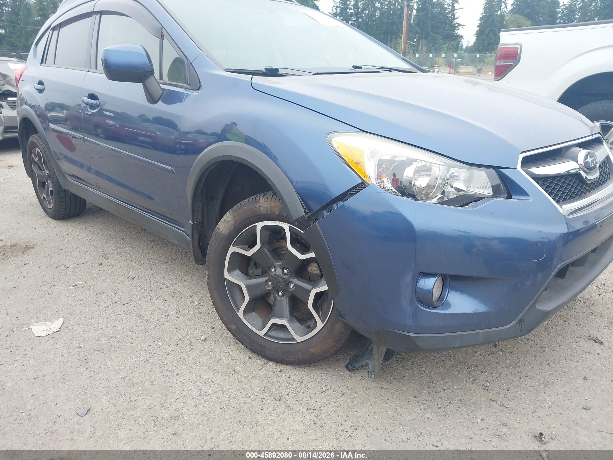 2013 Subaru Xv Crosstrek 2.0i Premium Blue vin: JF2GPACCXD2823360