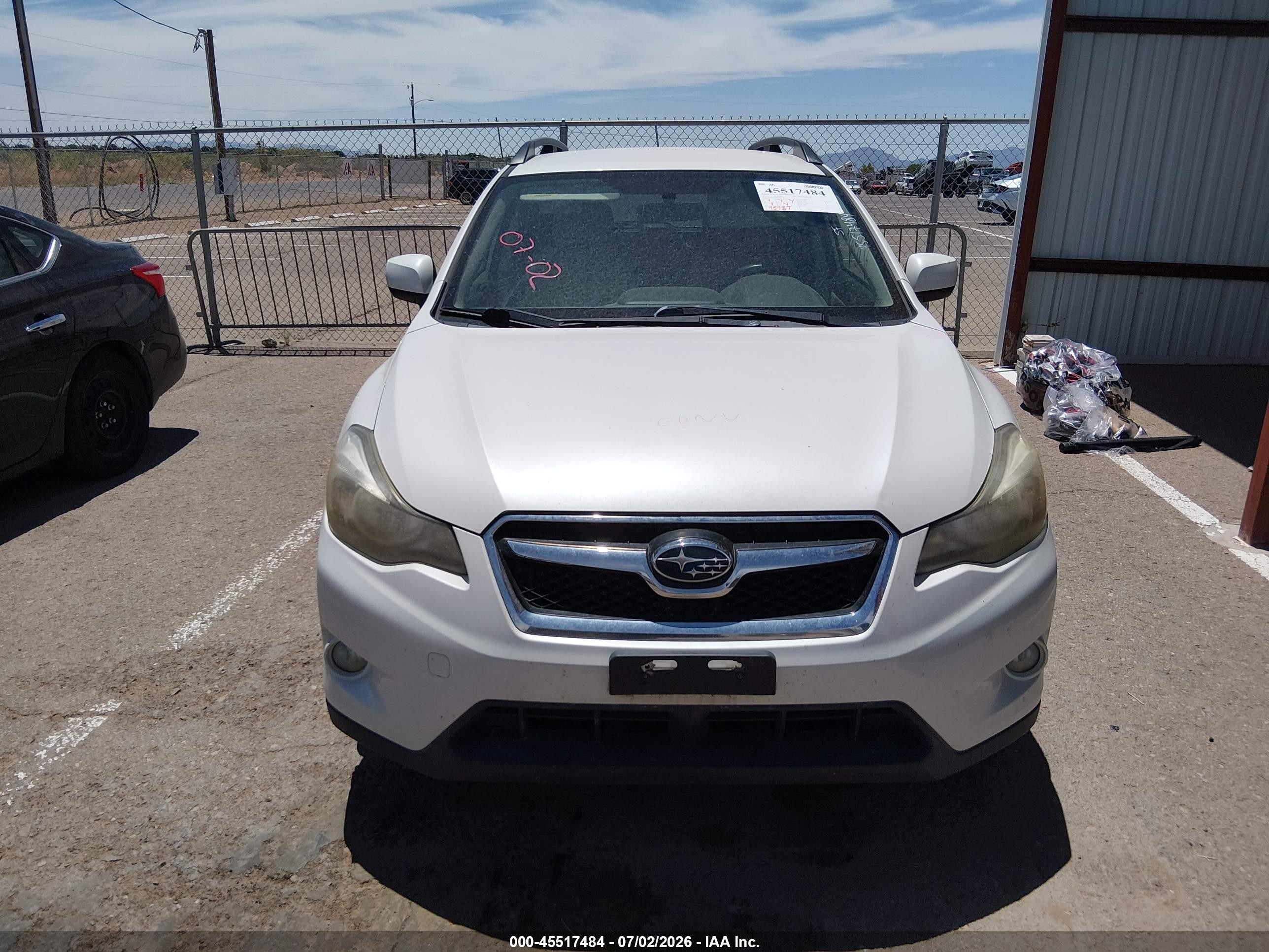 2013 Subaru Xv Crosstrek 2.0i Premium White vin: JF2GPACCXD2837758