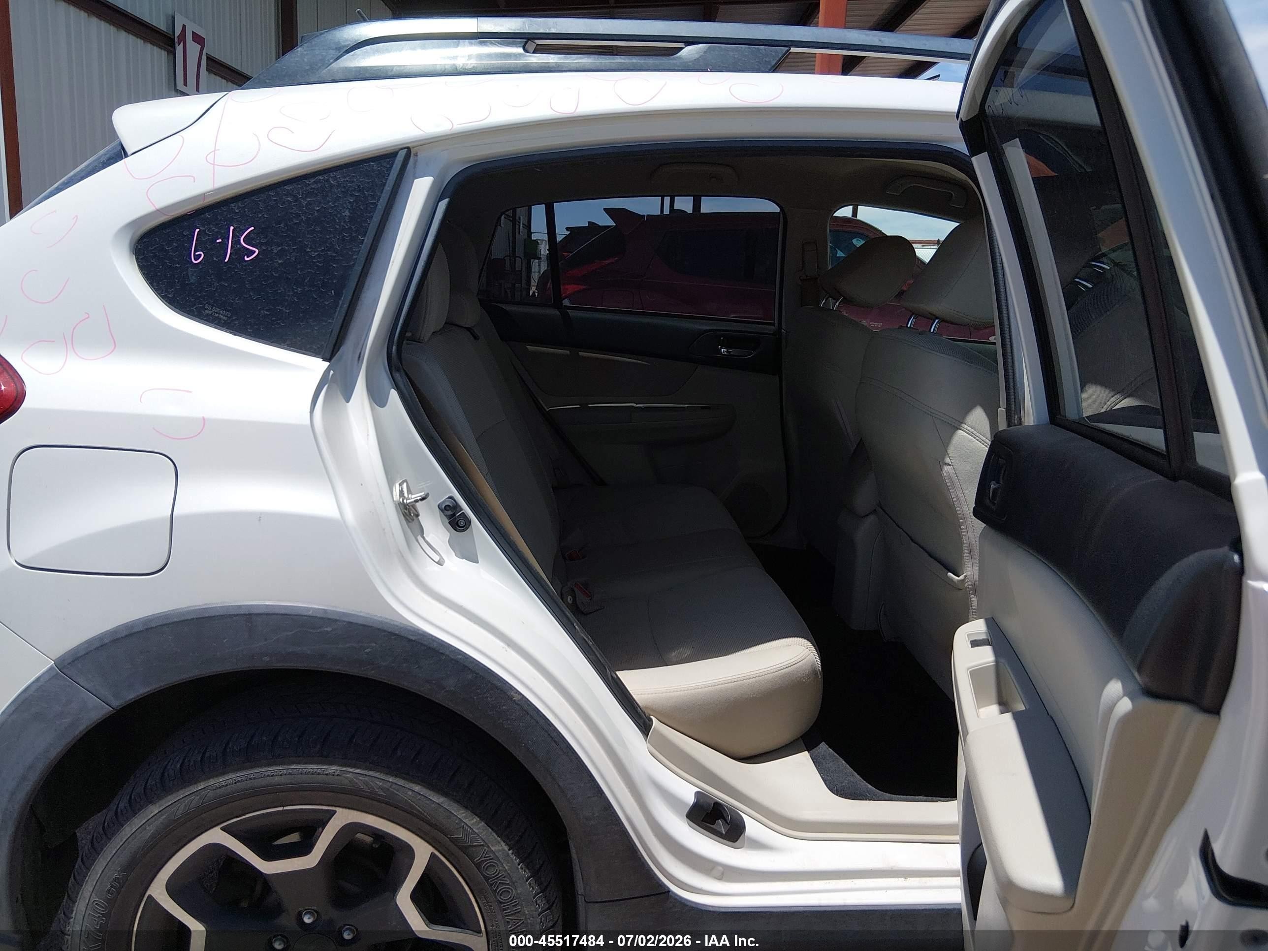 2013 Subaru Xv Crosstrek 2.0i Premium White vin: JF2GPACCXD2837758