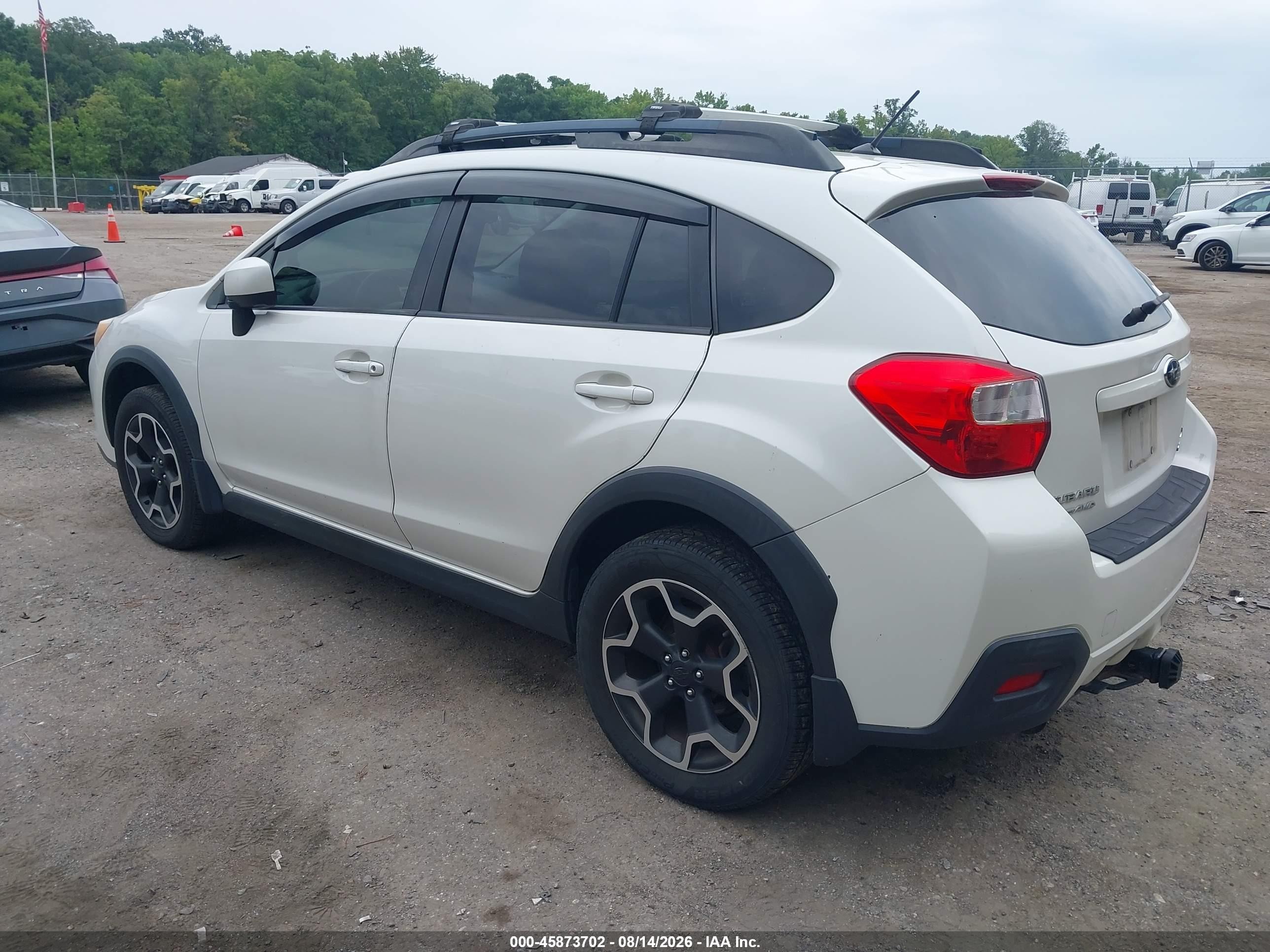 2013 Subaru Xv Crosstrek 2.0i Premium White vin: JF2GPACCXD2896311