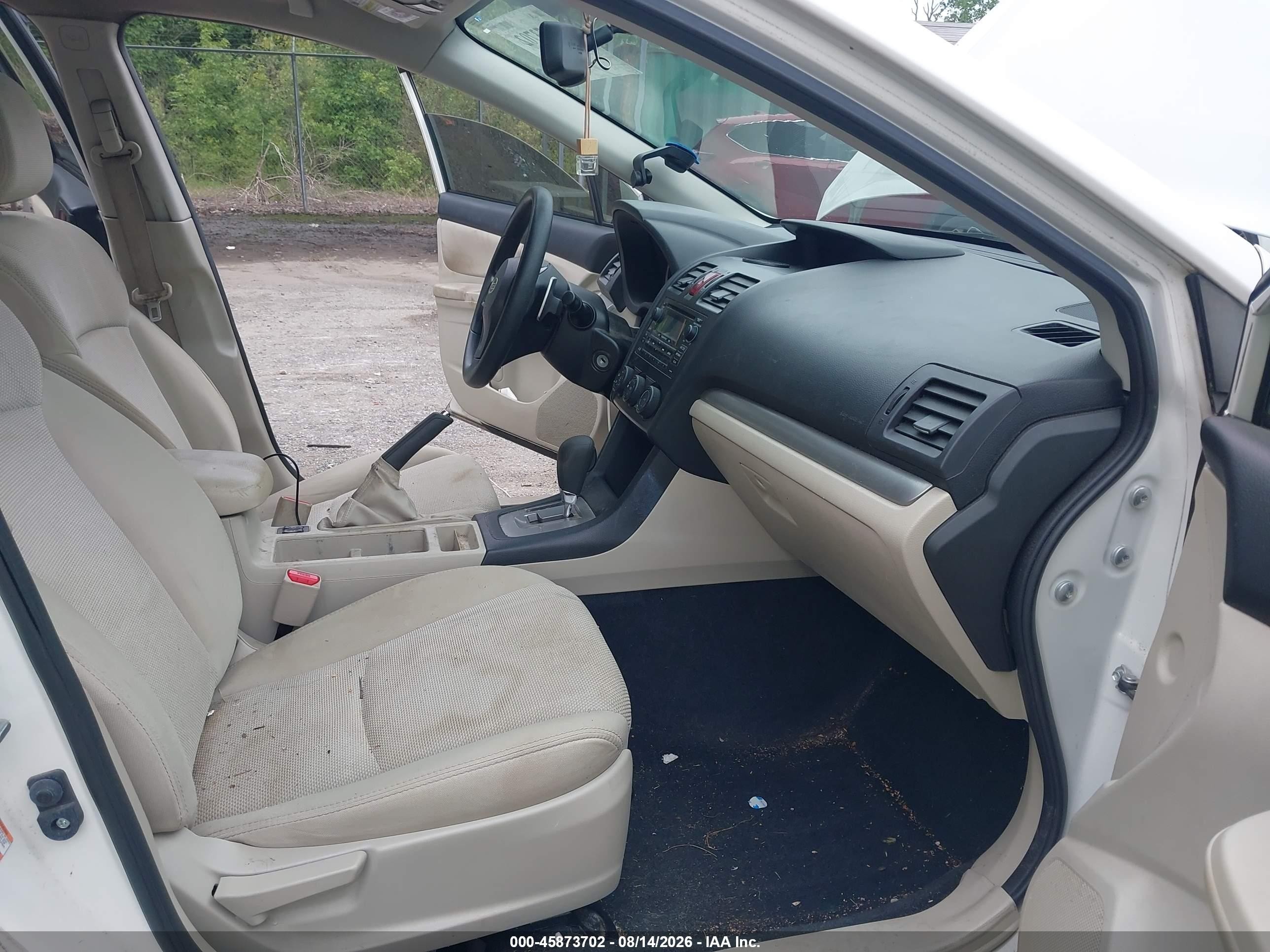 2013 Subaru Xv Crosstrek 2.0i Premium White vin: JF2GPACCXD2896311