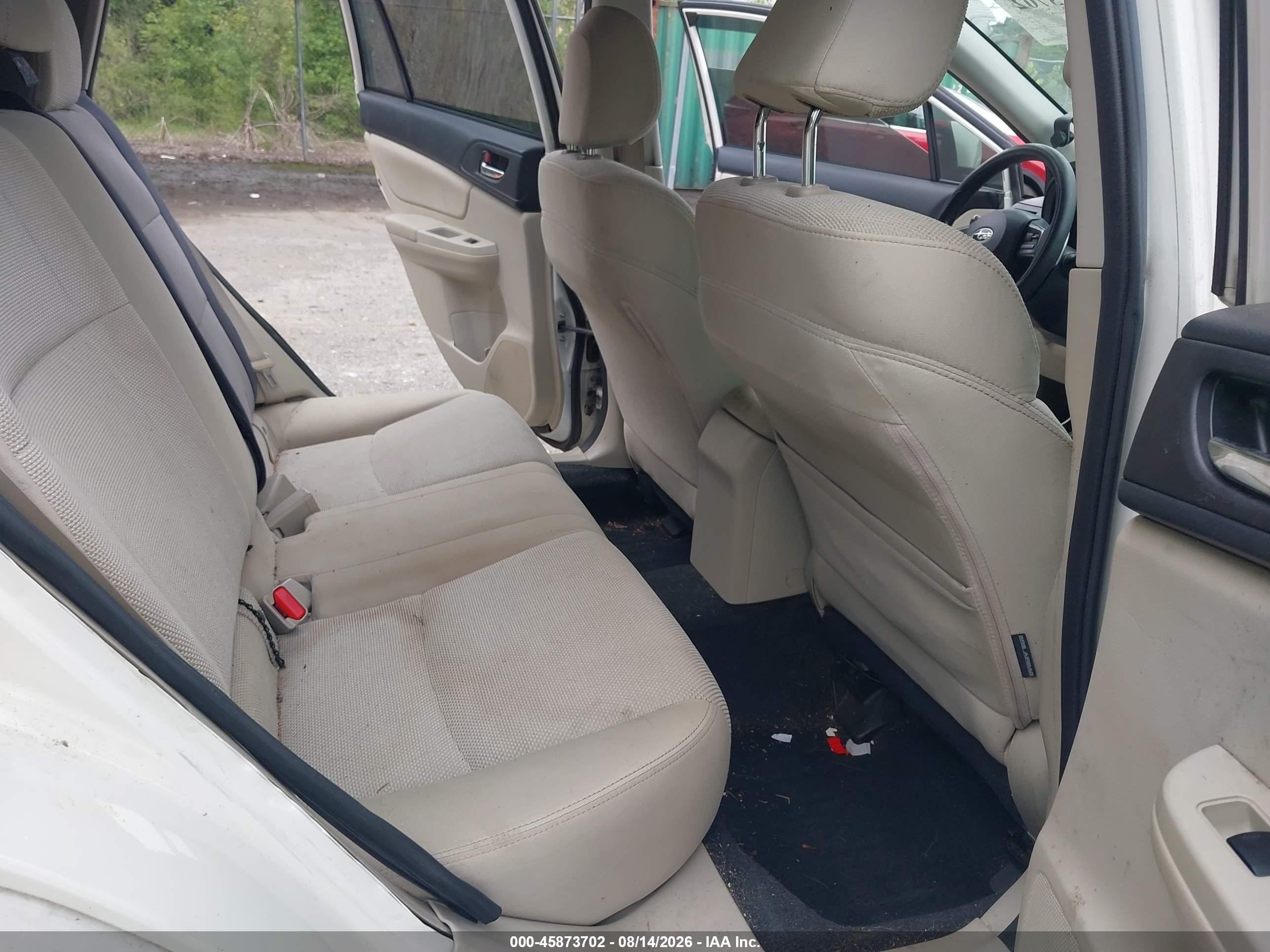 2013 Subaru Xv Crosstrek 2.0i Premium White vin: JF2GPACCXD2896311
