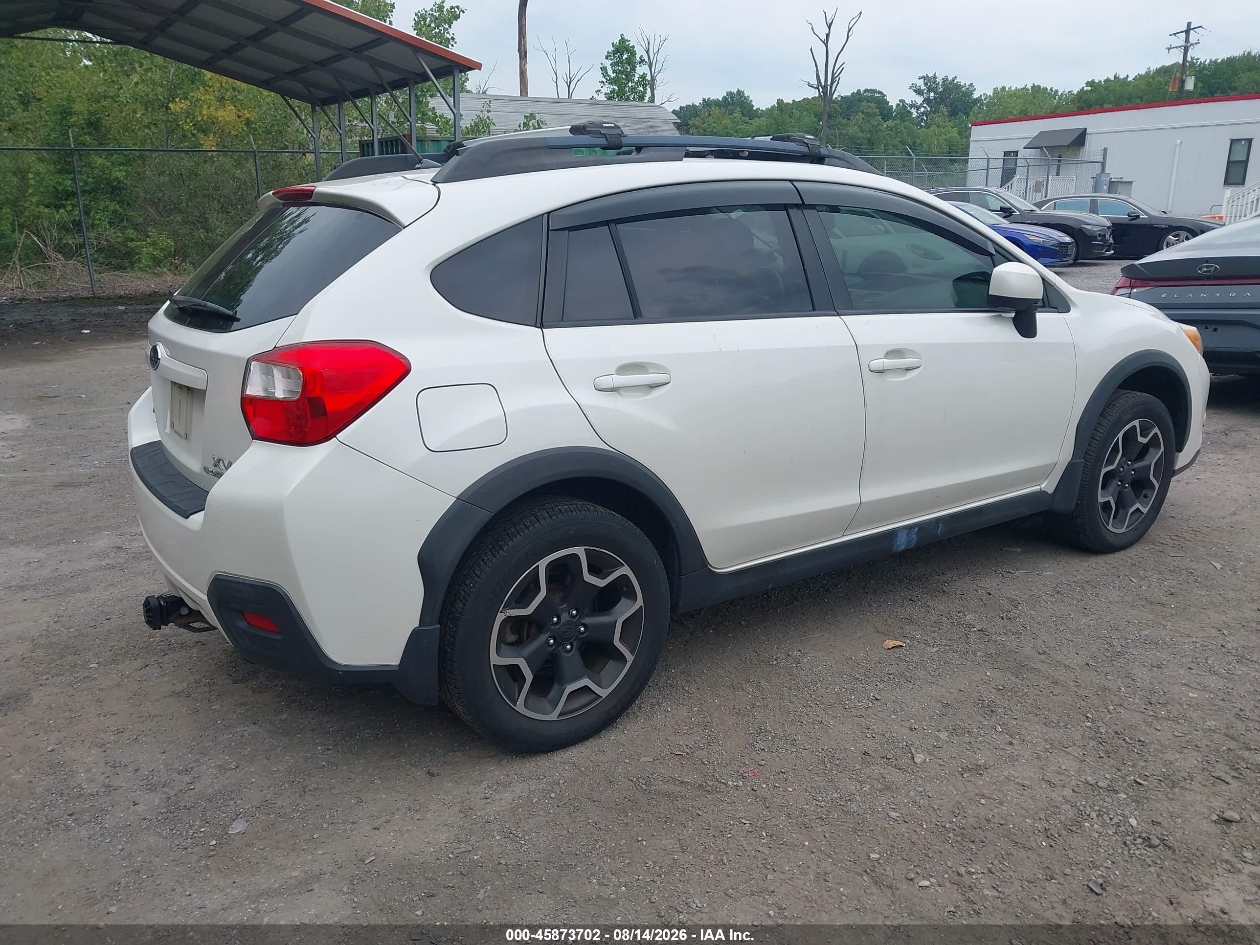 2013 Subaru Xv Crosstrek 2.0i Premium White vin: JF2GPACCXD2896311