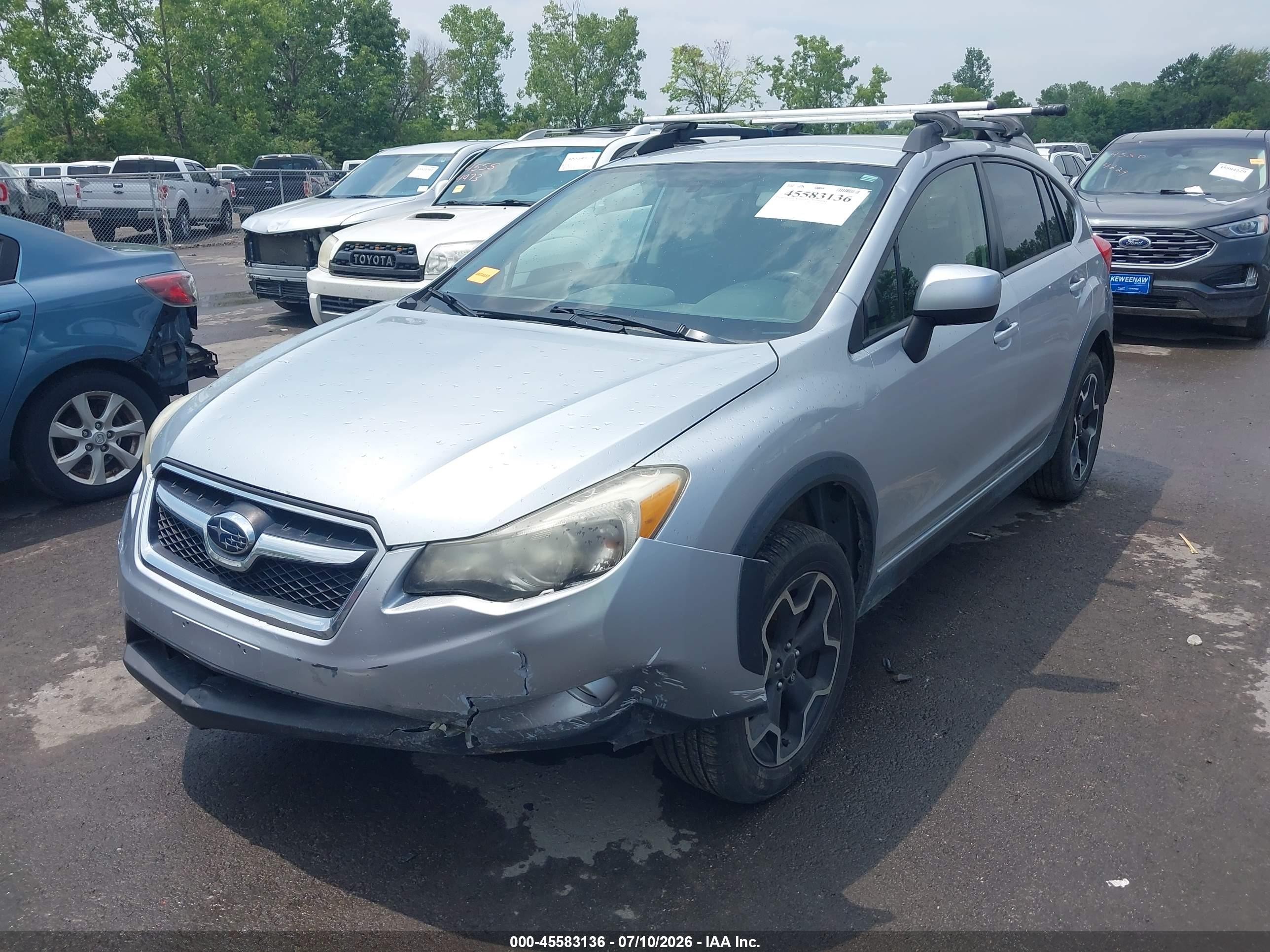 2013 Subaru Xv Crosstrek 2.0i Premium Серебряный vin: JF2GPACCXDH851172