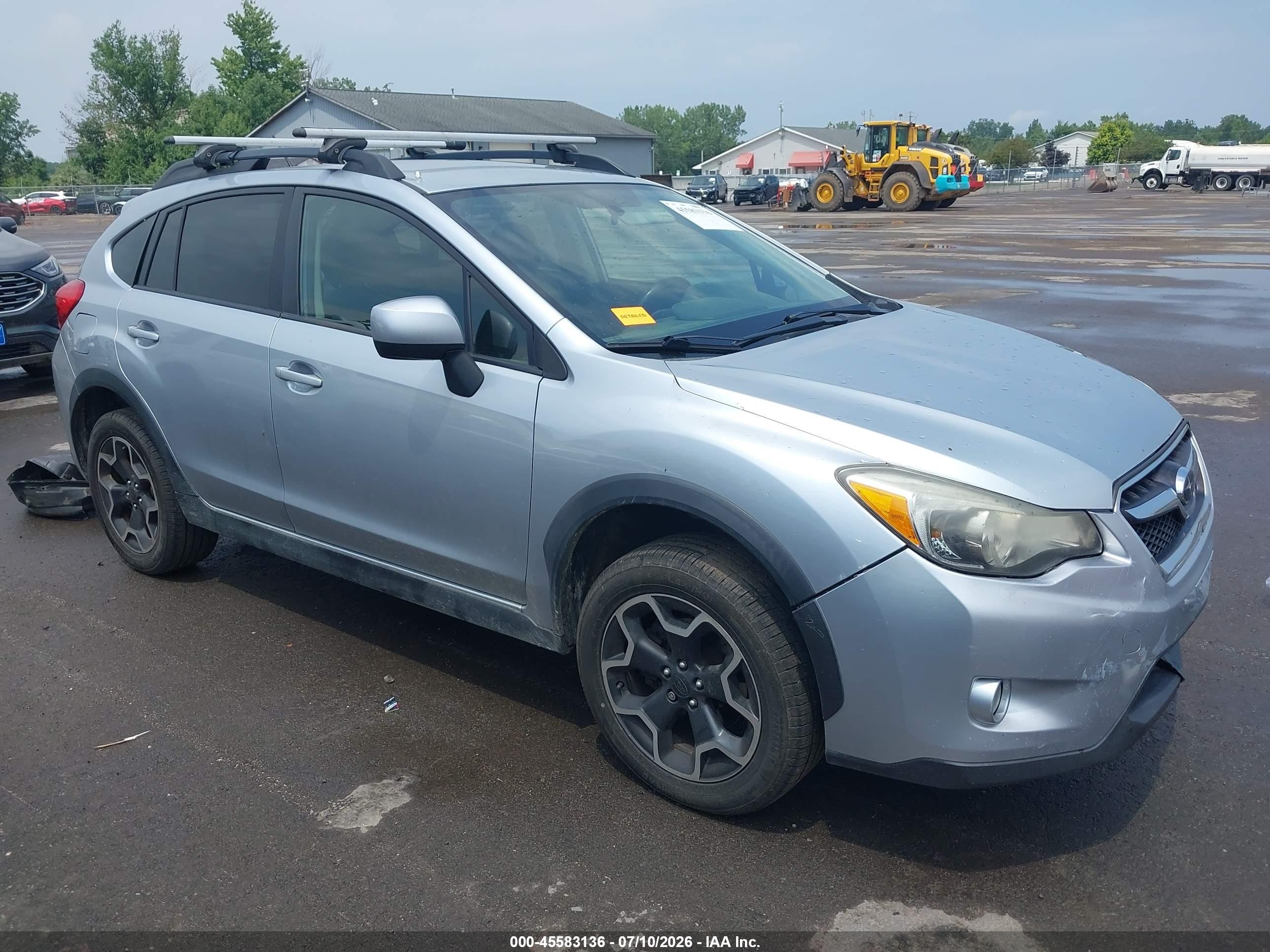 2013 Subaru Xv Crosstrek 2.0i Premium Серебряный vin: JF2GPACCXDH851172
