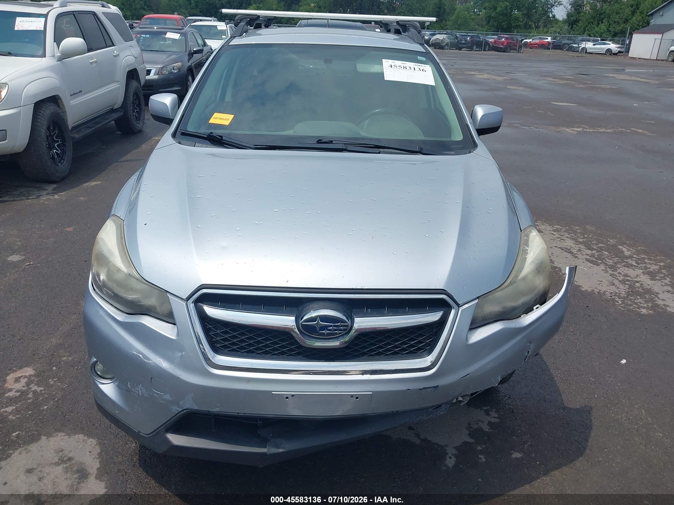 2013 Subaru Xv Crosstrek 2.0i Premium Серебряный vin: JF2GPACCXDH851172