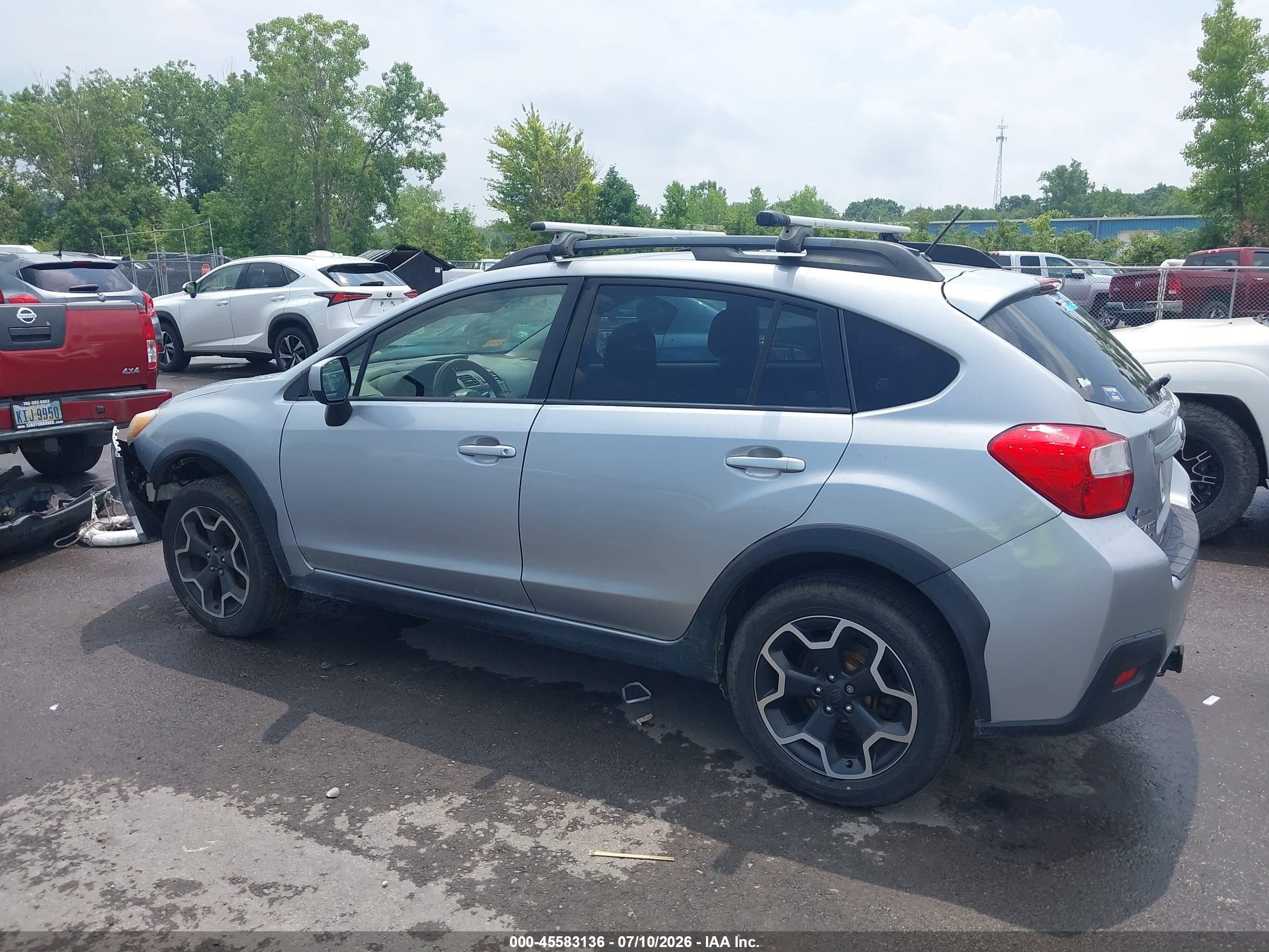 2013 Subaru Xv Crosstrek 2.0i Premium Серебряный vin: JF2GPACCXDH851172