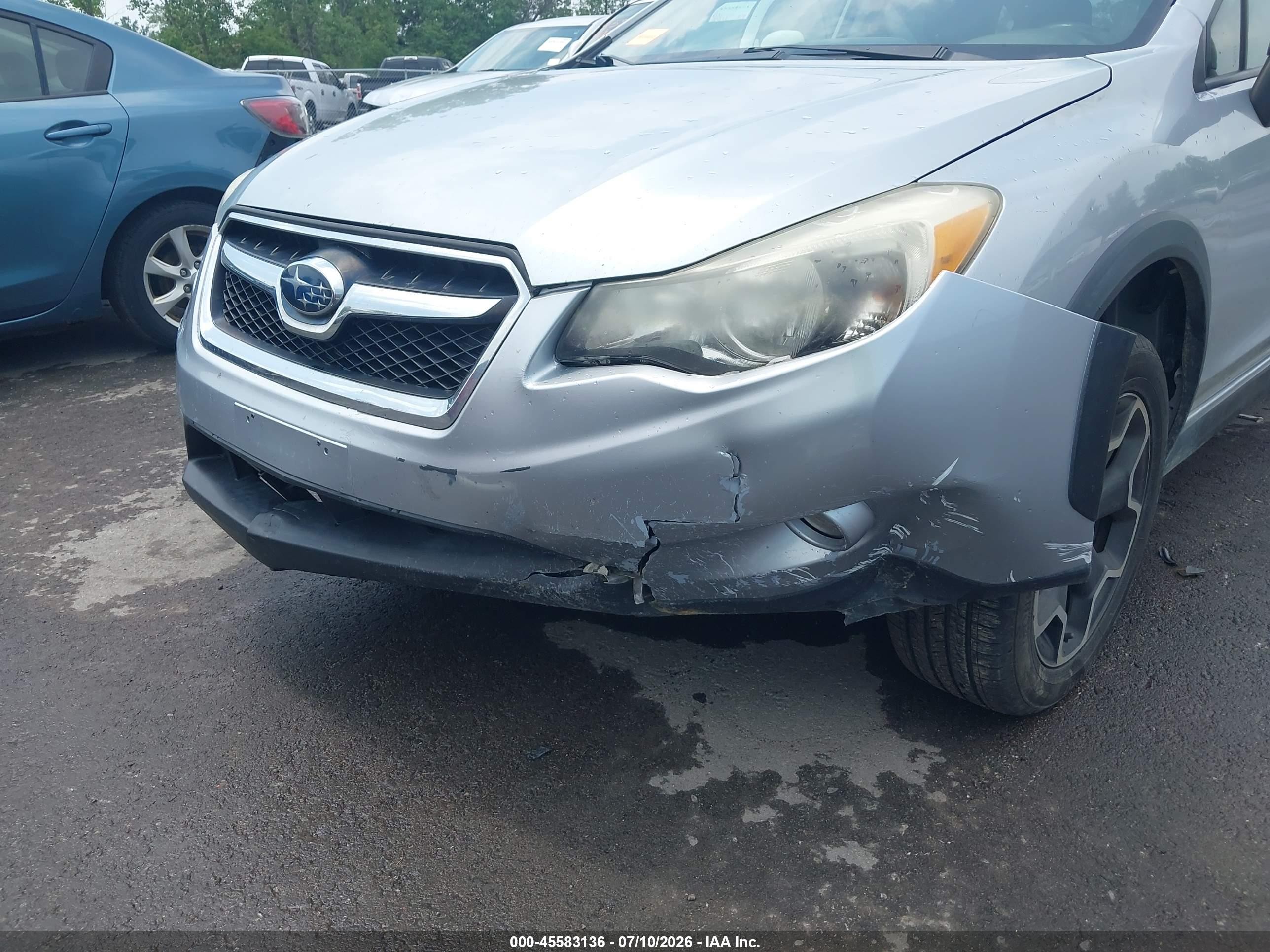 2013 Subaru Xv Crosstrek 2.0i Premium Серебряный vin: JF2GPACCXDH851172