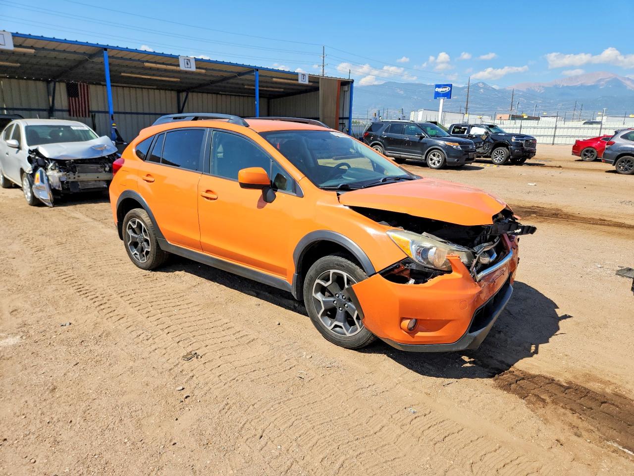 2014 Subaru Xv Crosstrek 2.0 Premium Оранжевый vin: JF2GPACCXE8213540