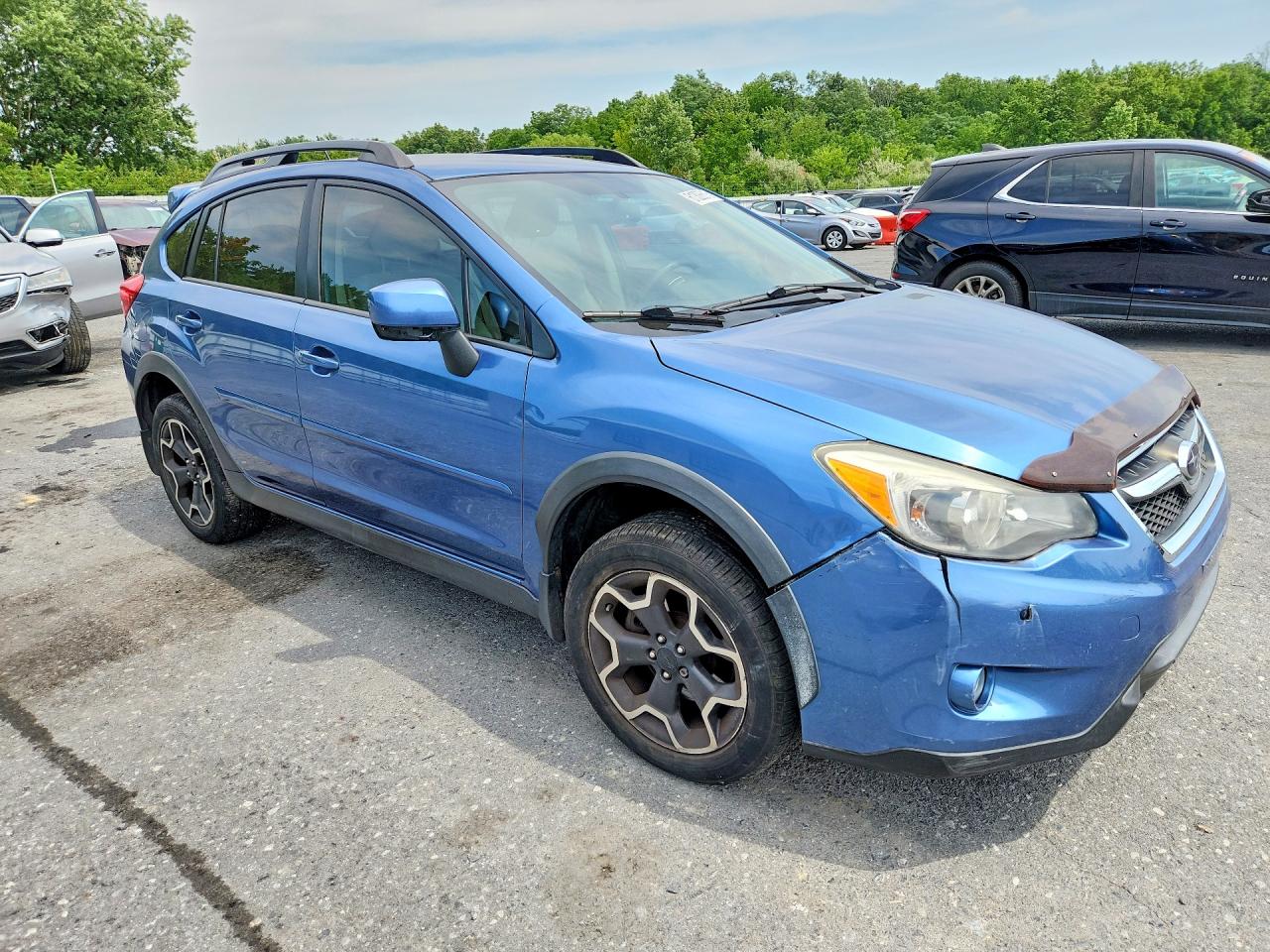 2014 Subaru Xv Crosstrek 2.0 Premium Blue vin: JF2GPACCXE8233822