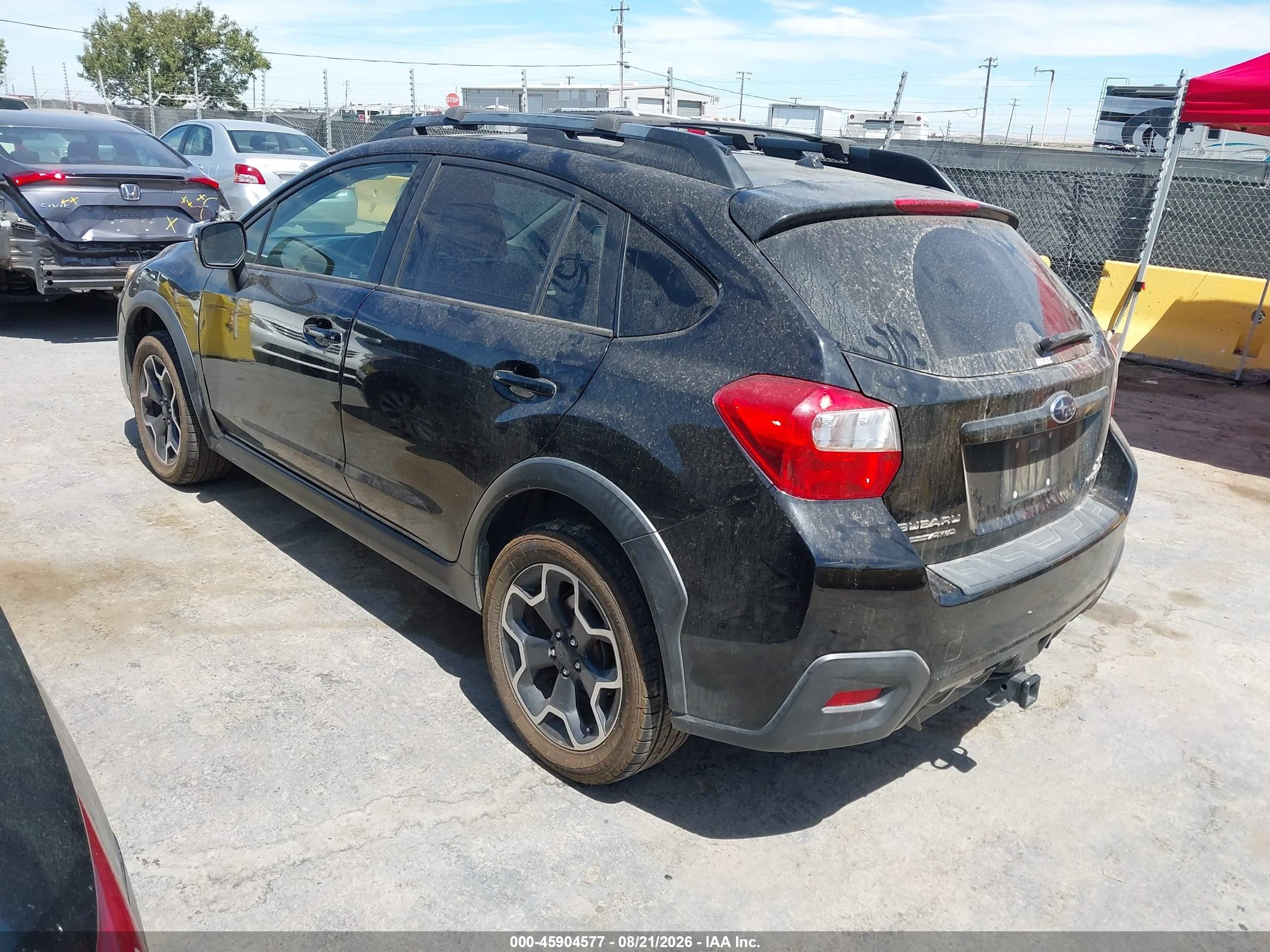 2014 Subaru Xv Crosstrek 2.0i Premium Black vin: JF2GPACCXE8243184