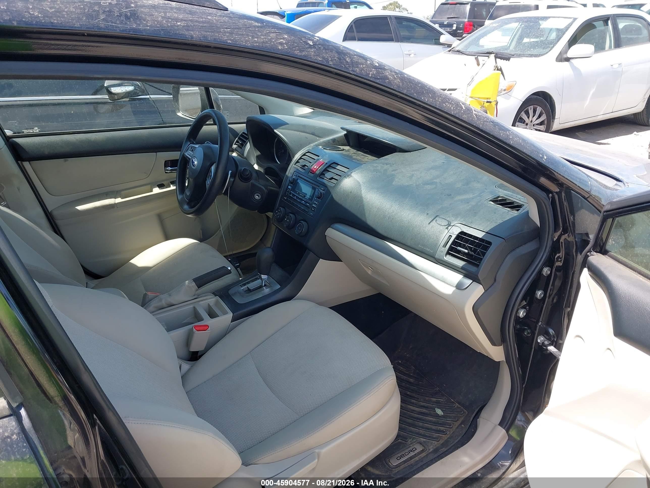 2014 Subaru Xv Crosstrek 2.0i Premium Black vin: JF2GPACCXE8243184