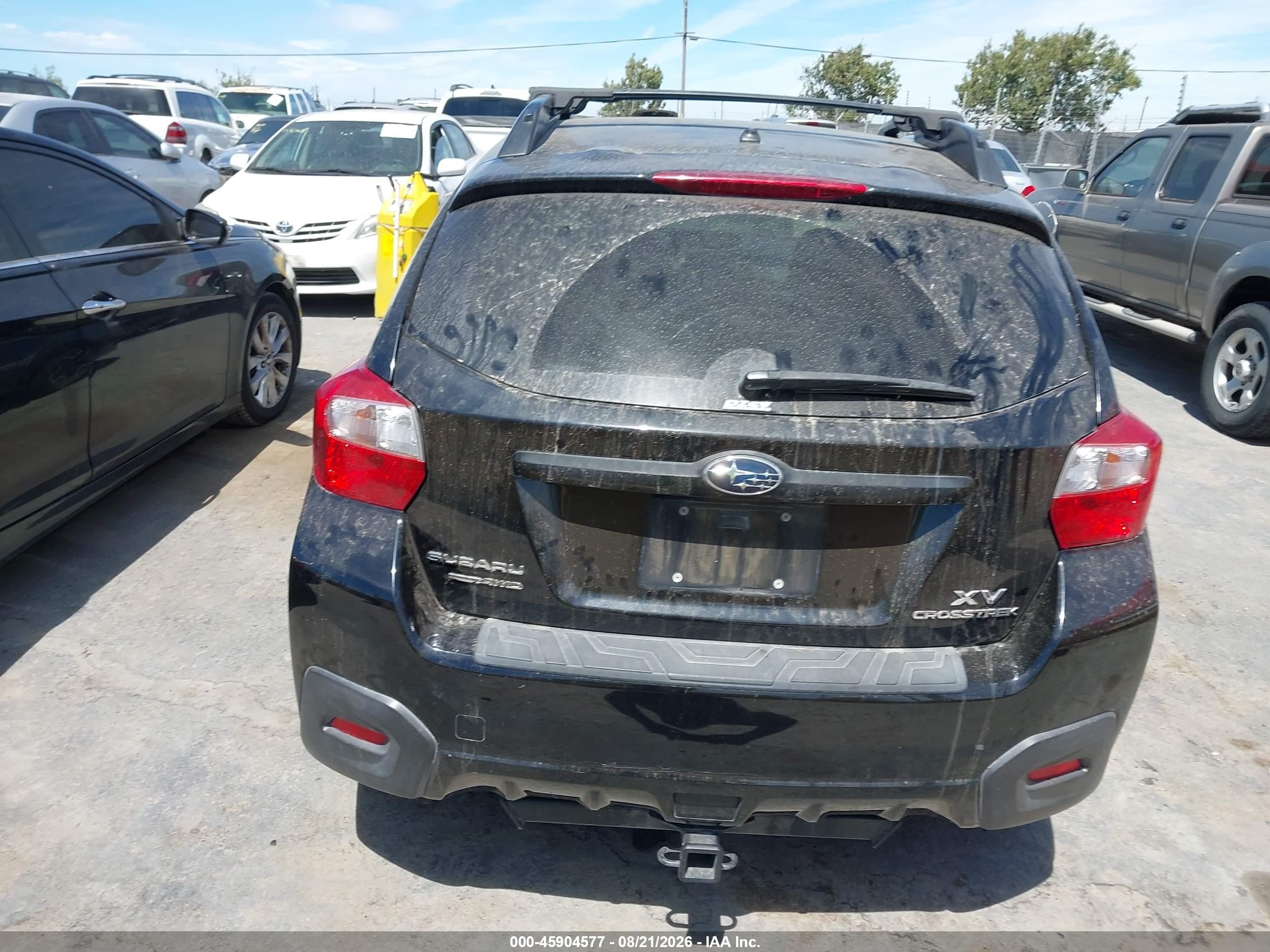 2014 Subaru Xv Crosstrek 2.0i Premium Black vin: JF2GPACCXE8243184