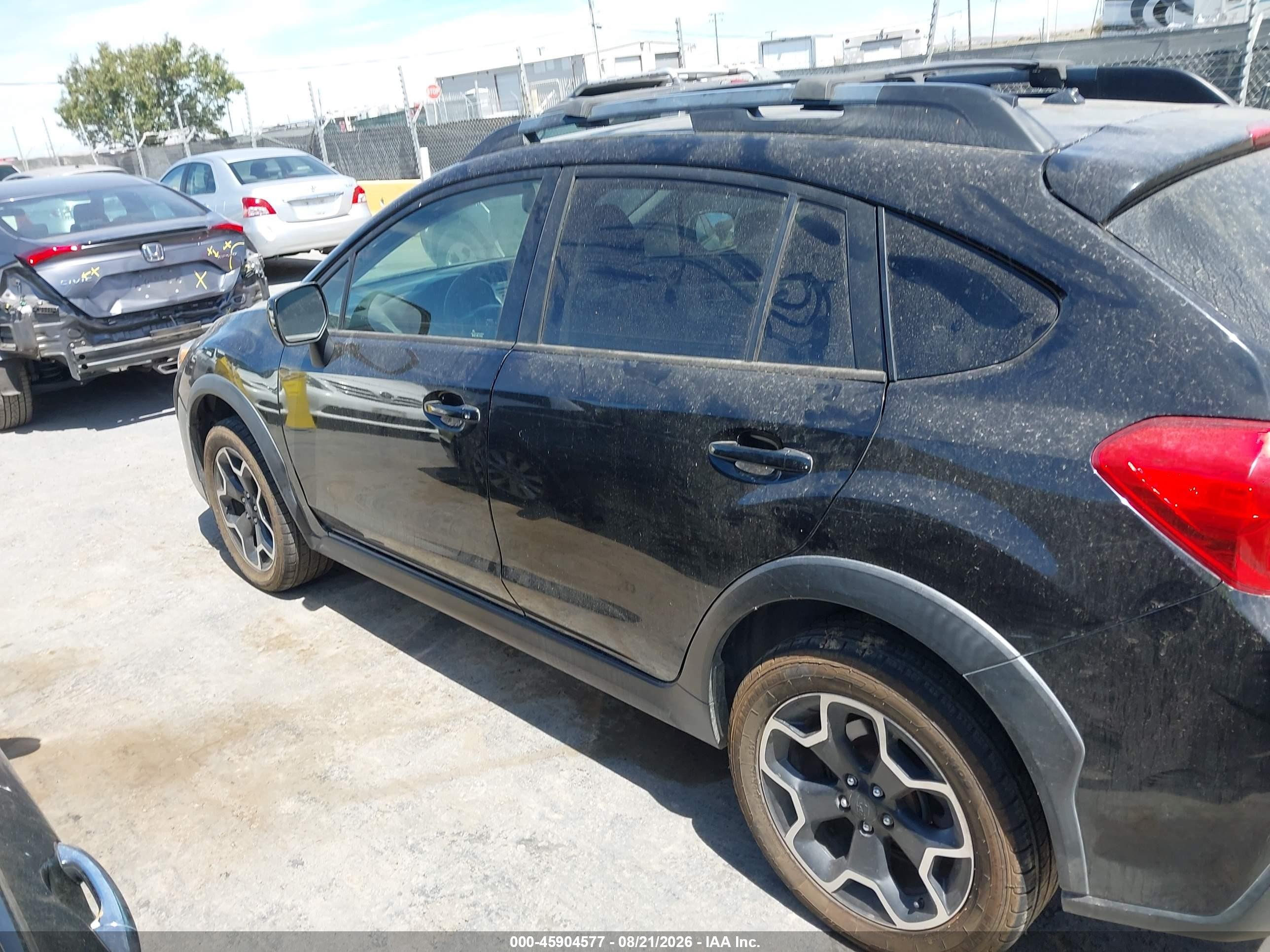 2014 Subaru Xv Crosstrek 2.0i Premium Black vin: JF2GPACCXE8243184