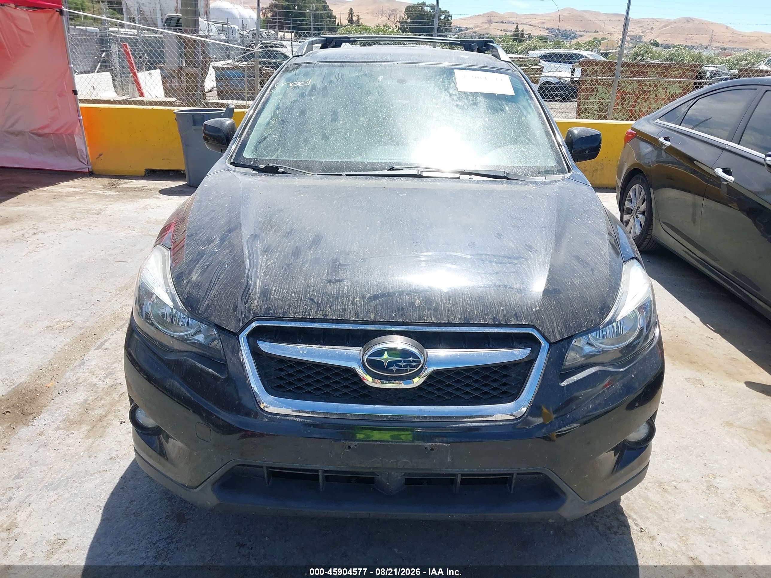 2014 Subaru Xv Crosstrek 2.0i Premium Black vin: JF2GPACCXE8243184